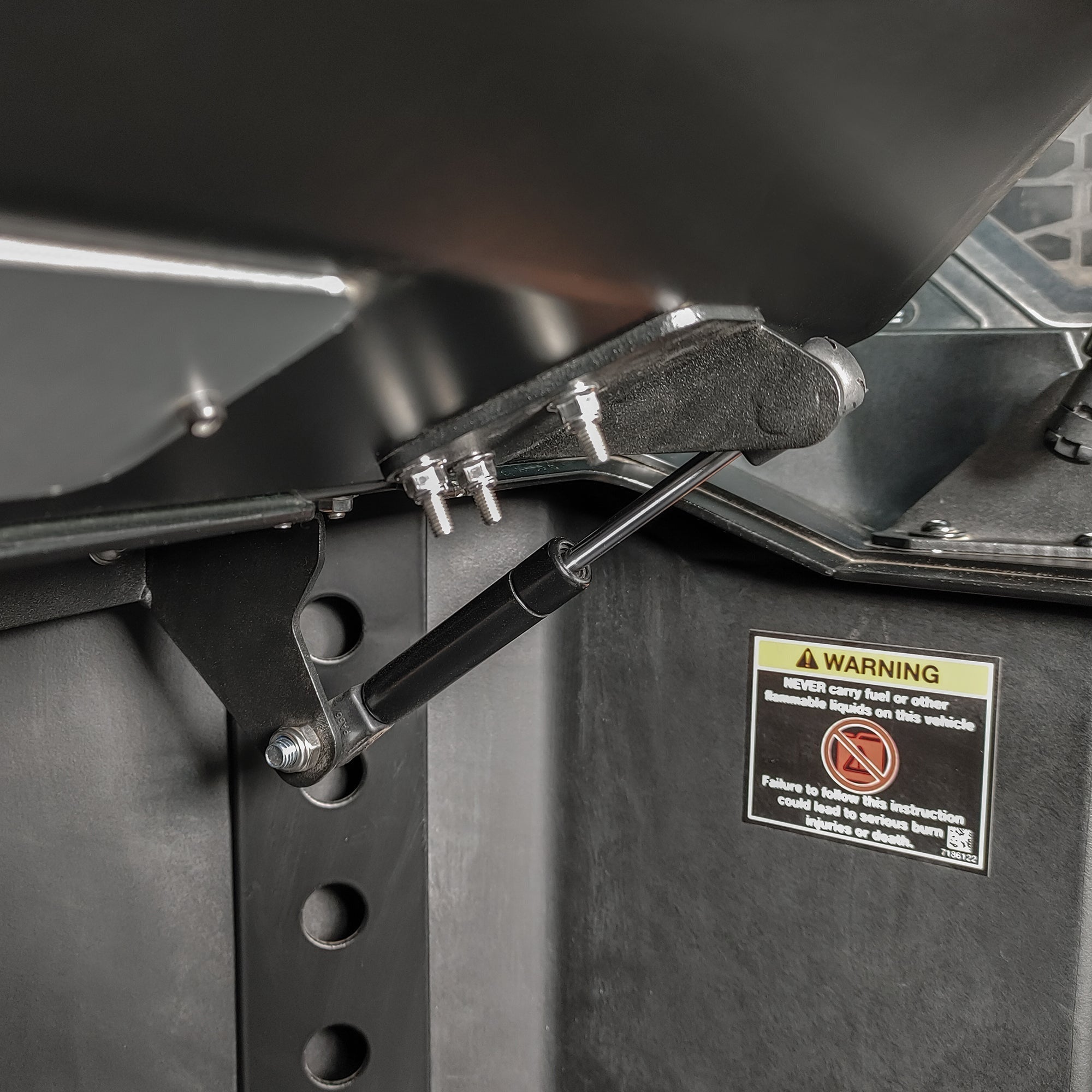 Photo of Polaris RZR Pro / Turbo R Trunk Enclosure Gas Strut Lift Kit by DRT Motorsports - Premium Storage for UTVs / Side by Sides
