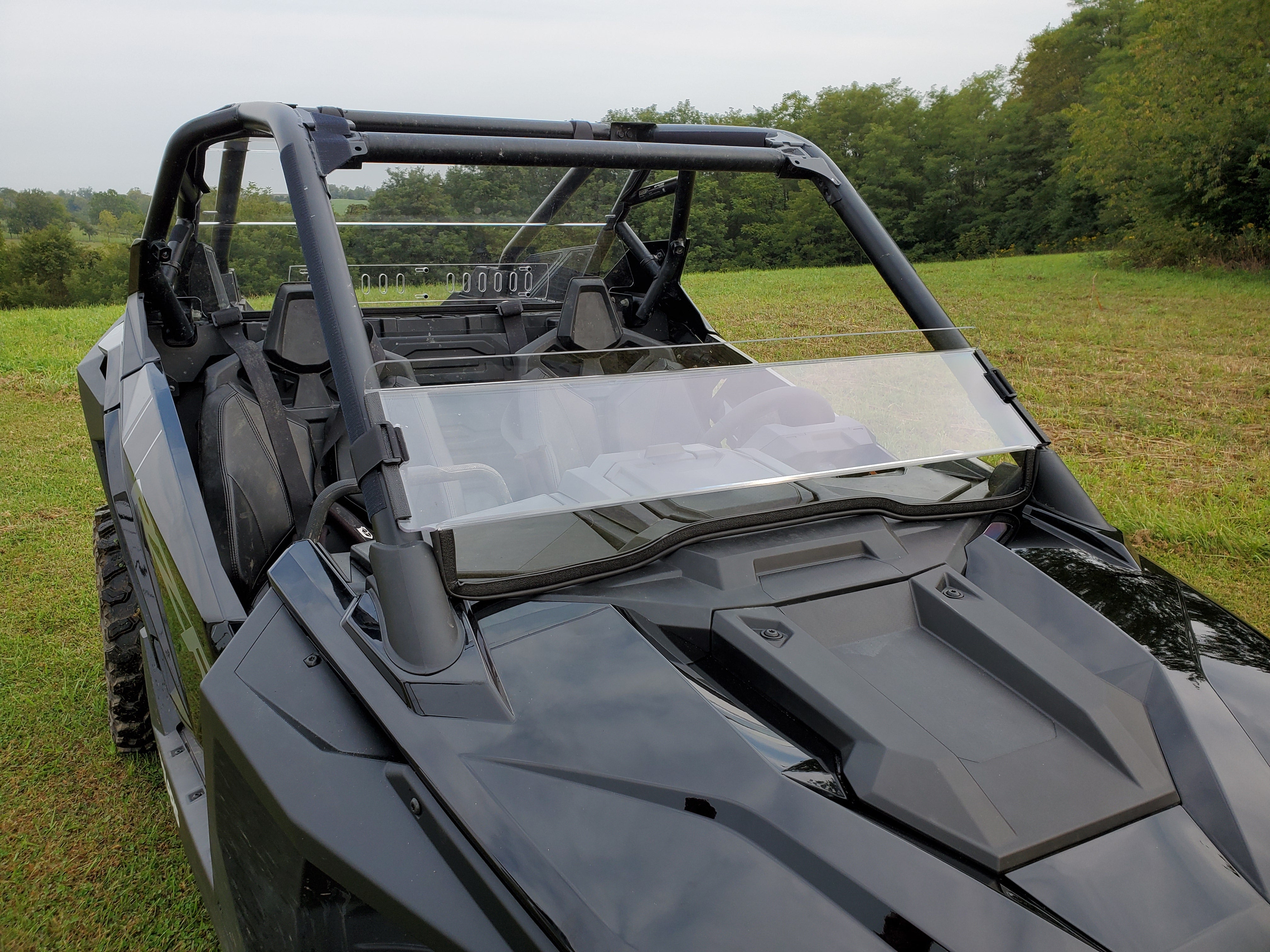 Photo of Polaris RZR Pro XP 4/Turbo R 4 - Scratch-Resistant Half Windshield by 3 Star UTV - Premium Windshields for UTVs / Side by Sides