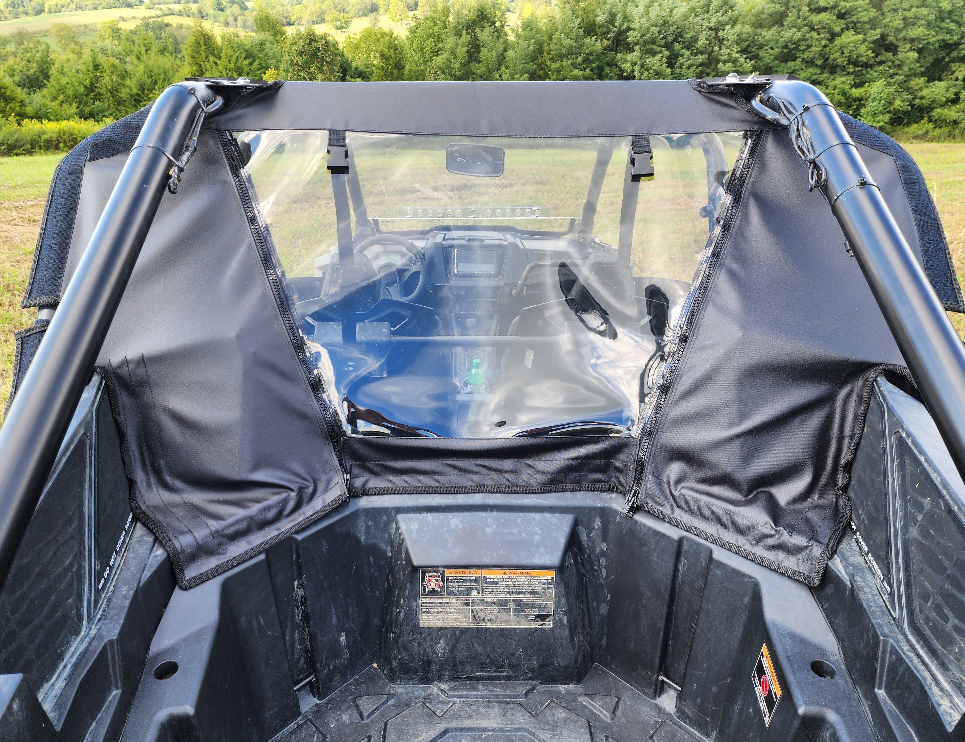Photo of Polaris RZR Pro XP 4/Turbo R 4 - Soft Back Panel by 3 Star UTV - Premium Enclosures for UTVs / Side by Sides
