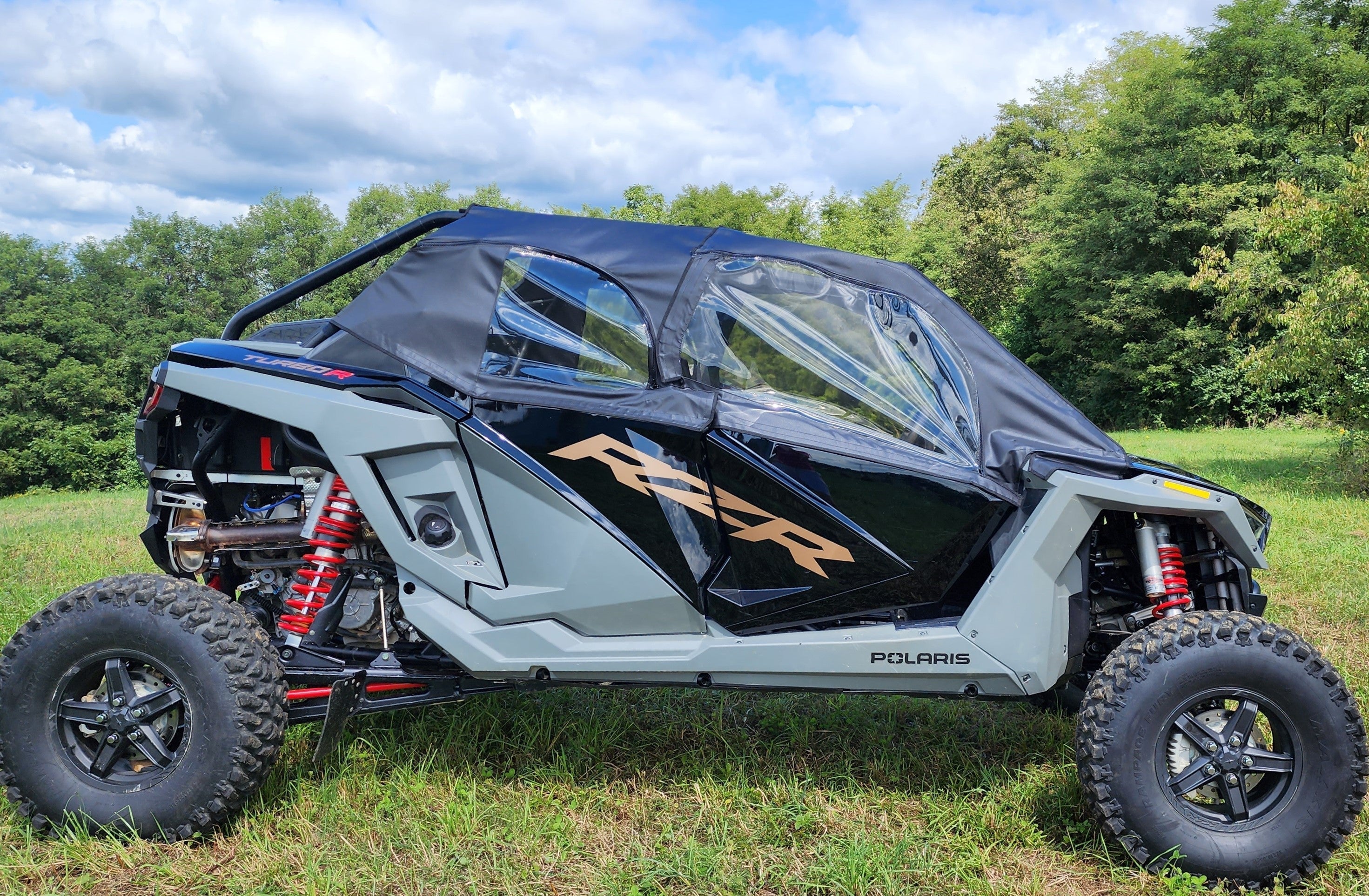 Photo of Polaris RZR Pro XP 4/Turbo R 4 - Soft Doors by 3 Star UTV - Premium Enclosures for UTVs / Side by Sides