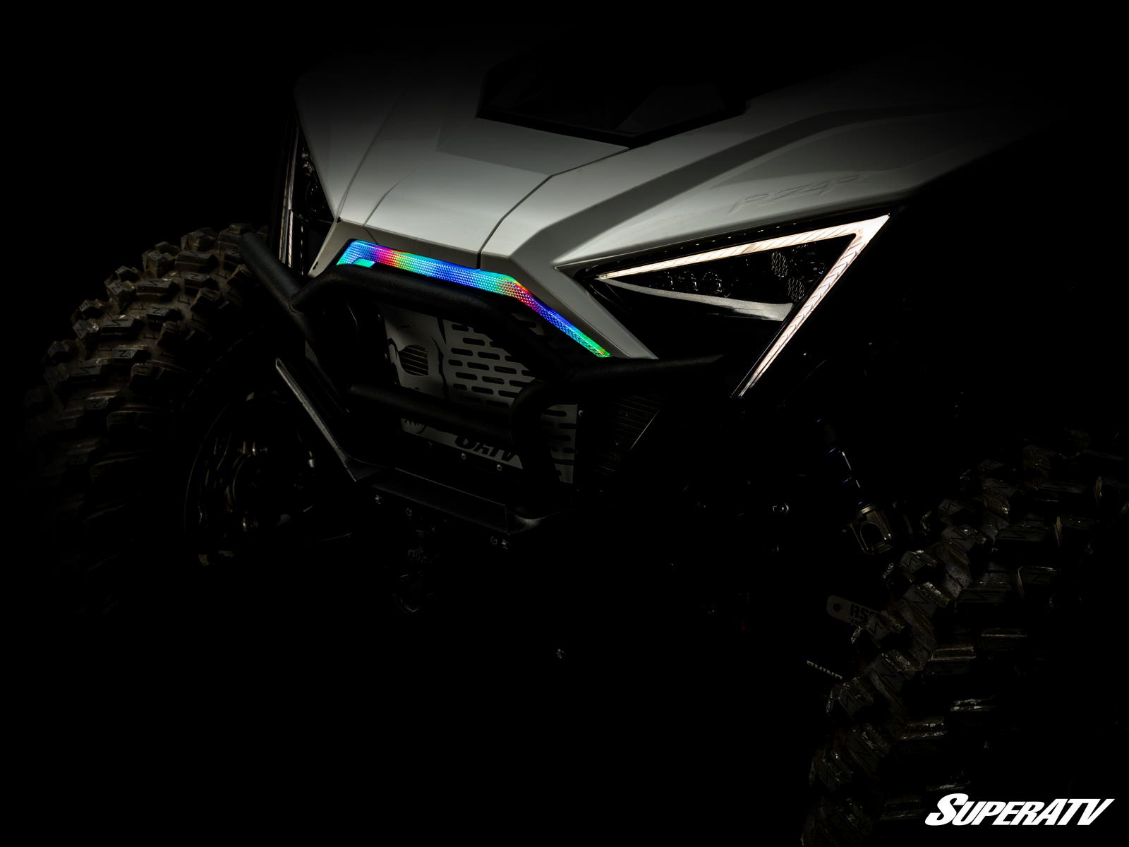 Photo of SuperATV Polaris RZR Turbo R Front Accent Light by SuperATV - Premium Head Lights for UTVs / Side by Sides