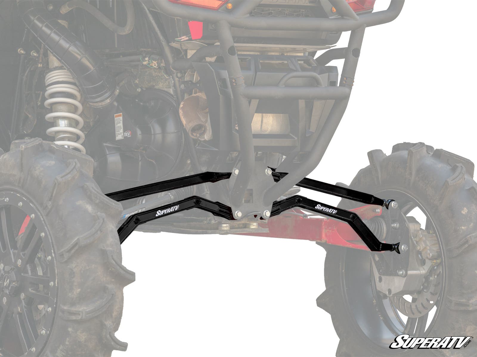 Photo of SuperATV Polaris RZR XP Turbo High Clearance Boxed Radius Arms by SuperATV - Premium Radius Rods & Plates for UTVs / Side by Sides