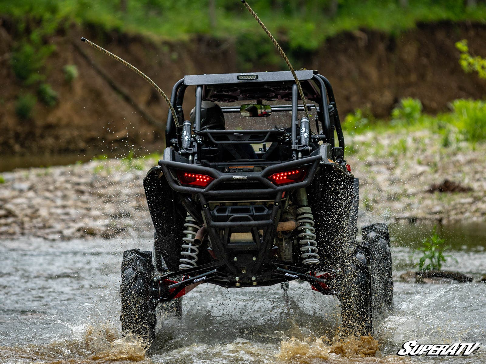 Photo of SuperATV Polaris RZR XP Turbo High Clearance Boxed Radius Arms by SuperATV - Premium Radius Rods & Plates for UTVs / Side by Sides