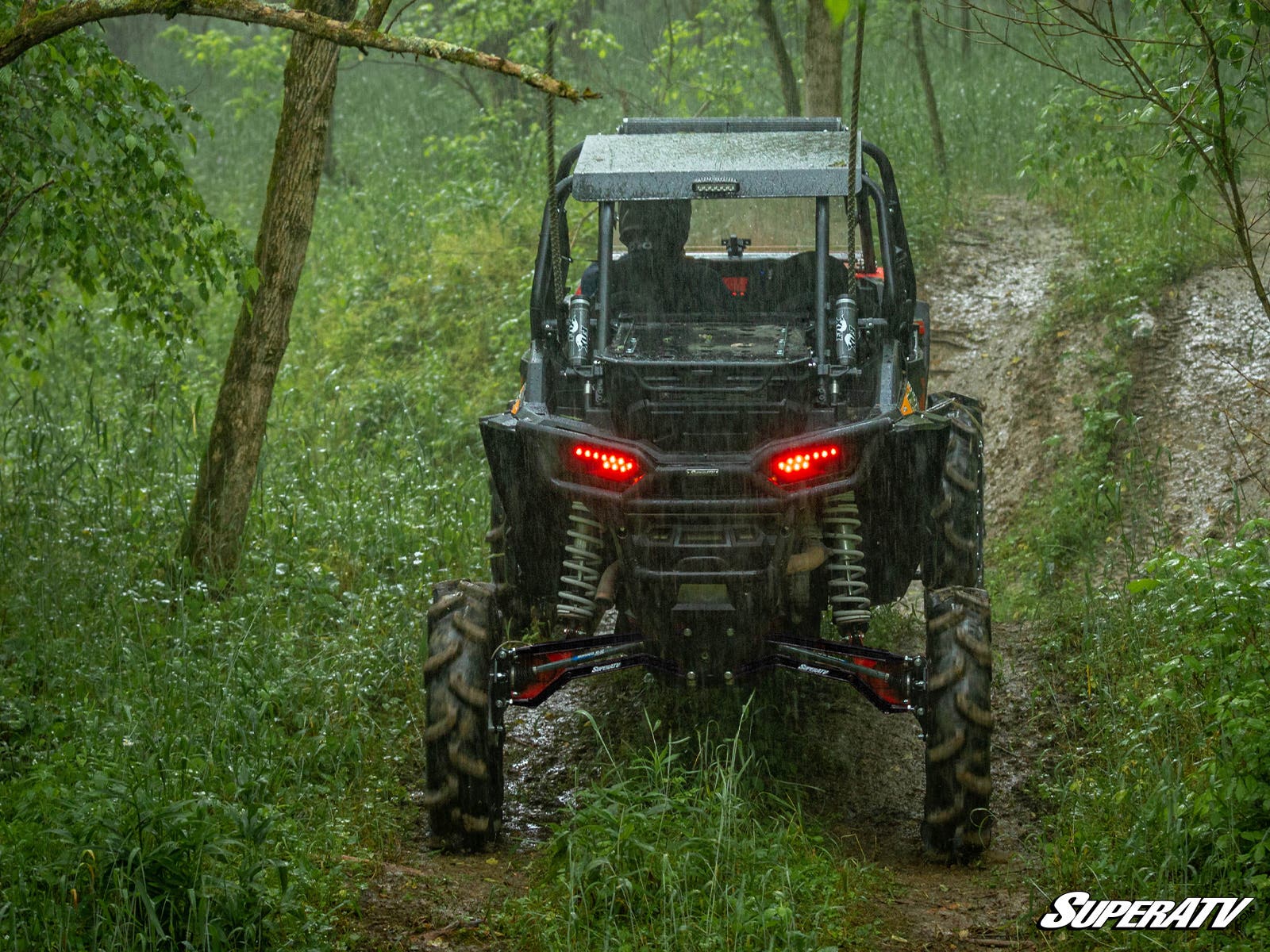 Photo of SuperATV Polaris RZR XP Turbo High Clearance Boxed Radius Arms by SuperATV - Premium Radius Rods & Plates for UTVs / Side by Sides