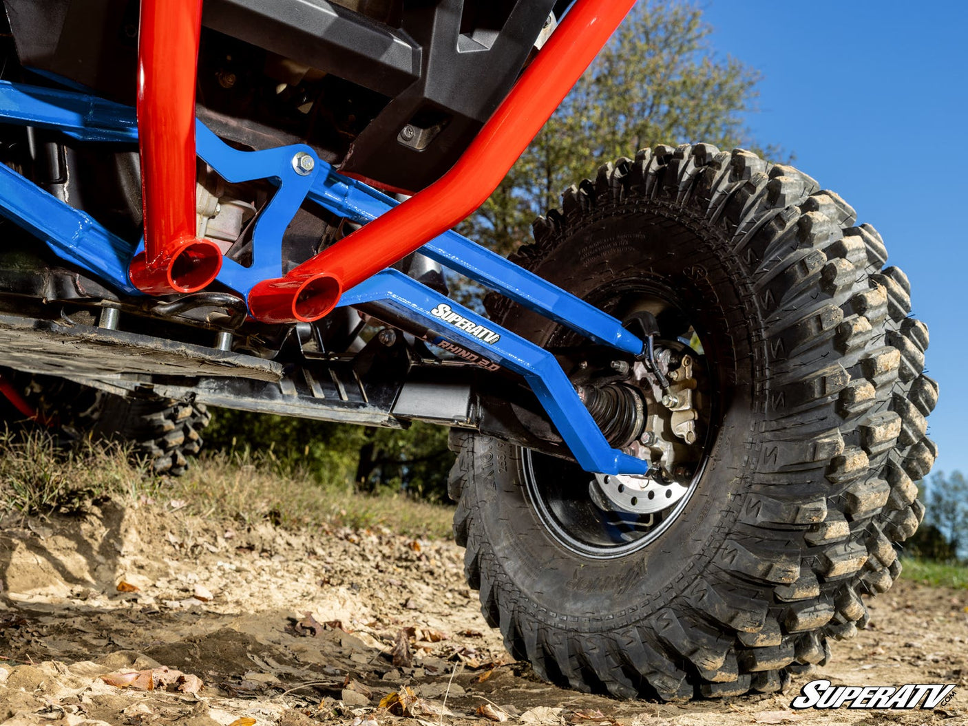Polaris RZR 1000 High Clearance Boxed Radius Arms - Voodoo Blue