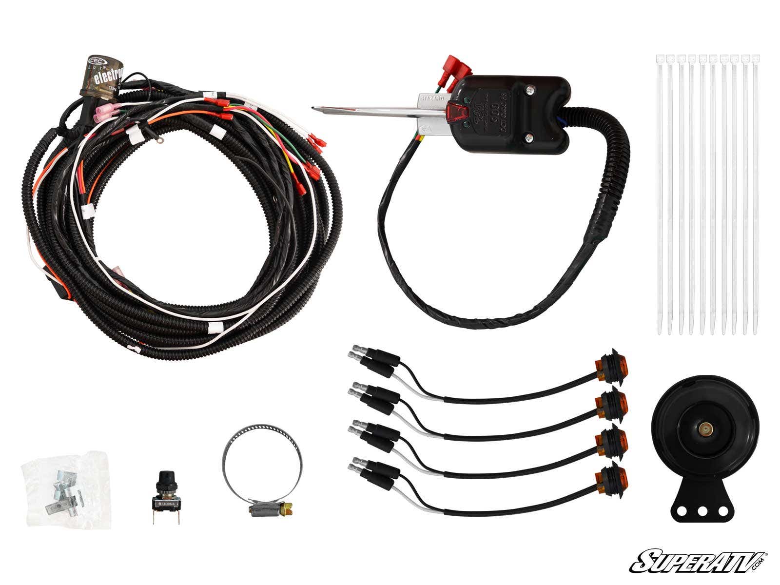 Photo of SuperATV Polaris RZR 900 Plug & Play Turn Signal Kit by SuperATV - Premium Street Legal Kits for UTVs / Side by Sides