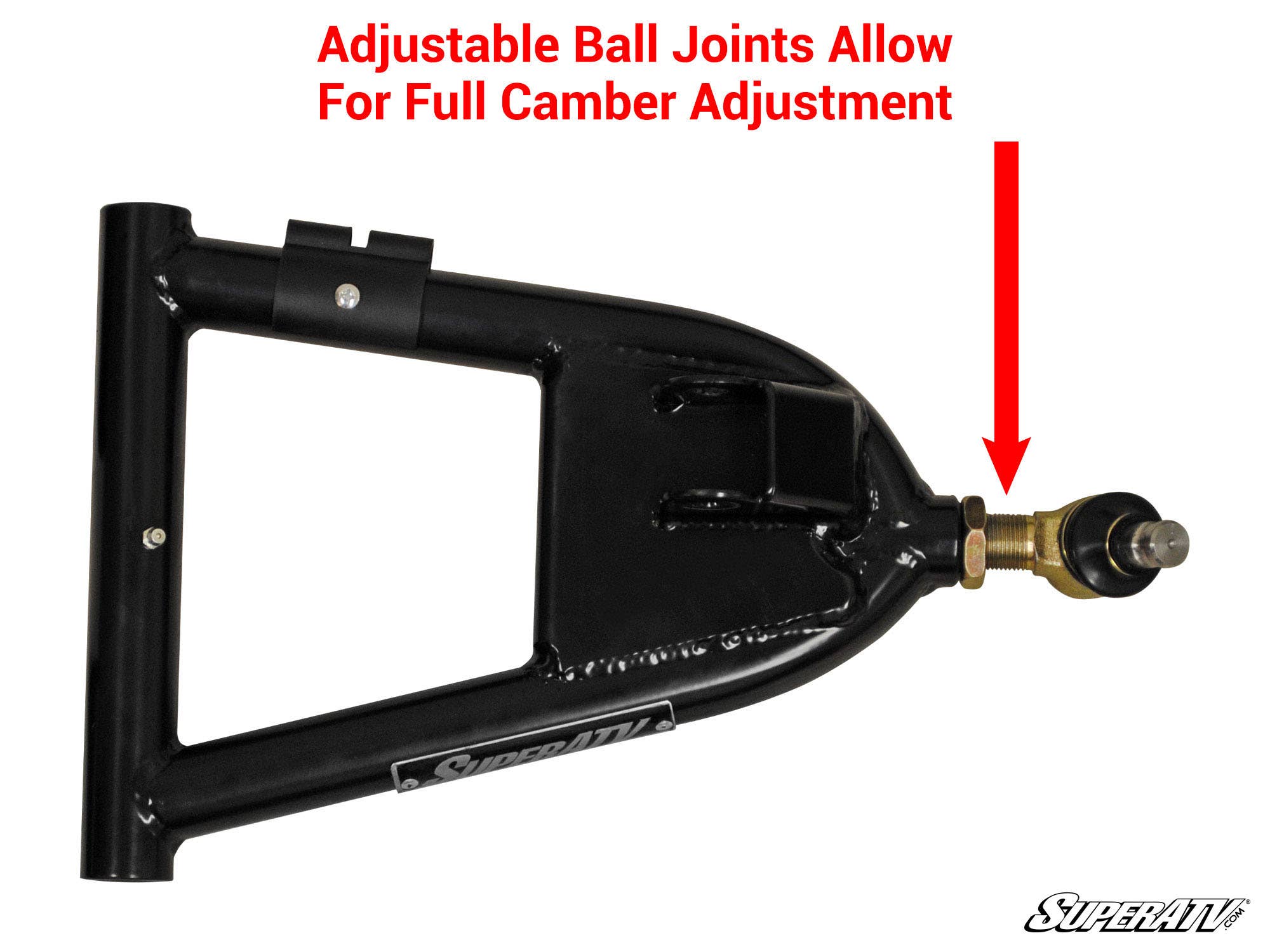 Photo of SuperATV Polaris RZR S 800 High Clearance A-Arms by SuperATV - Premium A-Arms & Control Arms for UTVs / Side by Sides