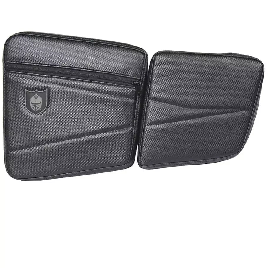 Photo of Polaris RZR Stock Front Door Bags with Knee Pads by Pro Armor - Premium Door Bags & Door Accessories for UTVs / Side by Sides