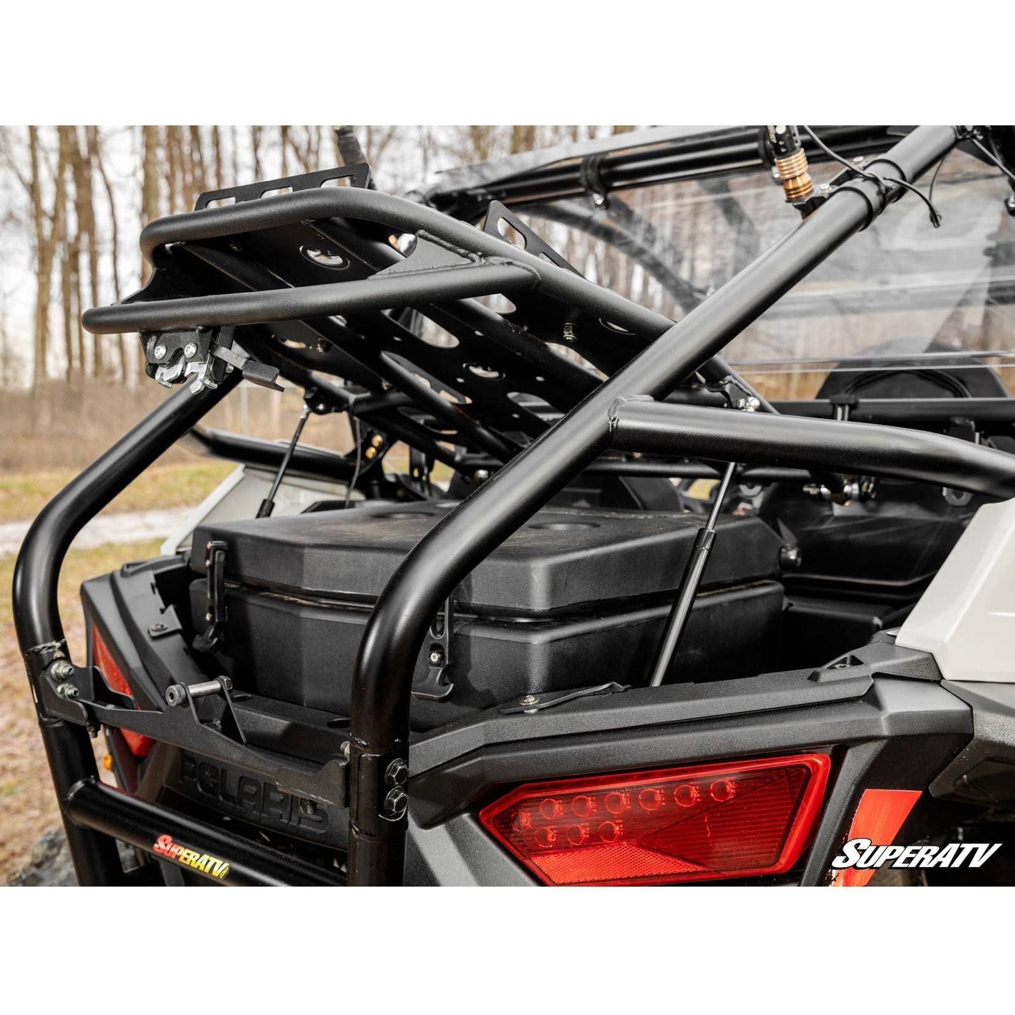 Photo of Polaris RZR Trail 900 Alpha Cargo Rack by SuperATV - Premium Storage for UTVs / Side by Sides