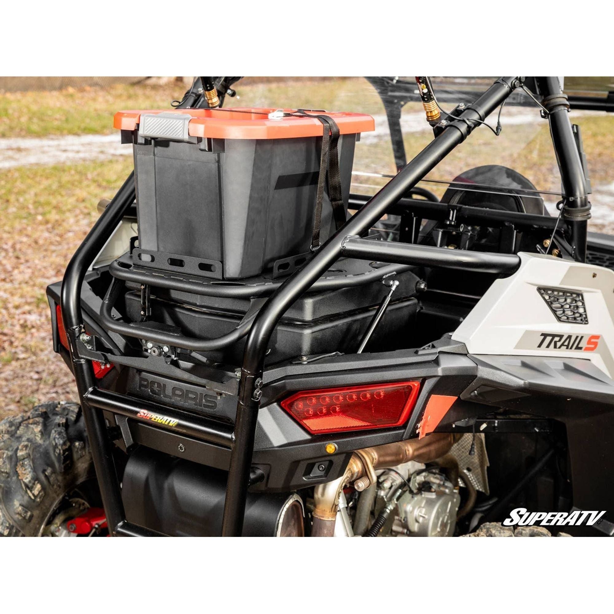 Photo of Polaris RZR Trail 900 Alpha Cargo Rack by SuperATV - Premium Storage for UTVs / Side by Sides