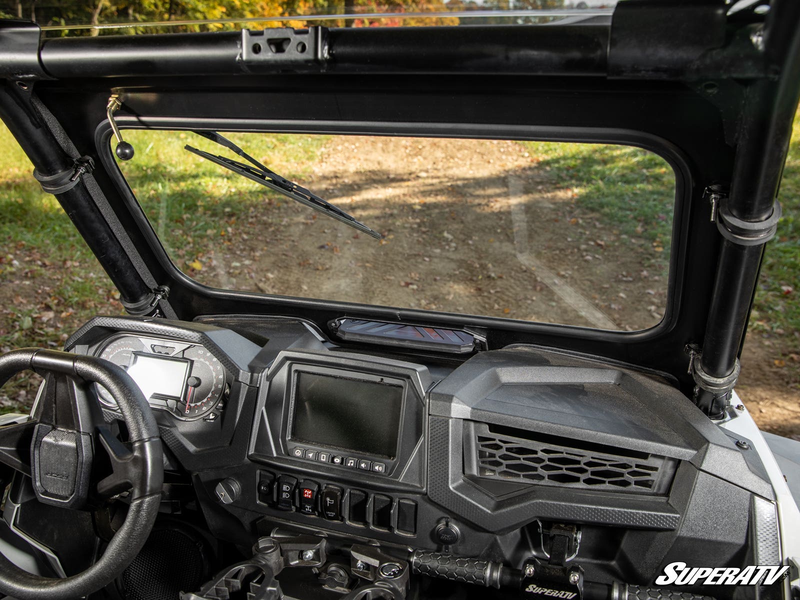 Photo of SuperATV Polaris RZR Trail S 1000 Glass Windshield by SuperATV - Premium Windshields for UTVs / Side by Sides