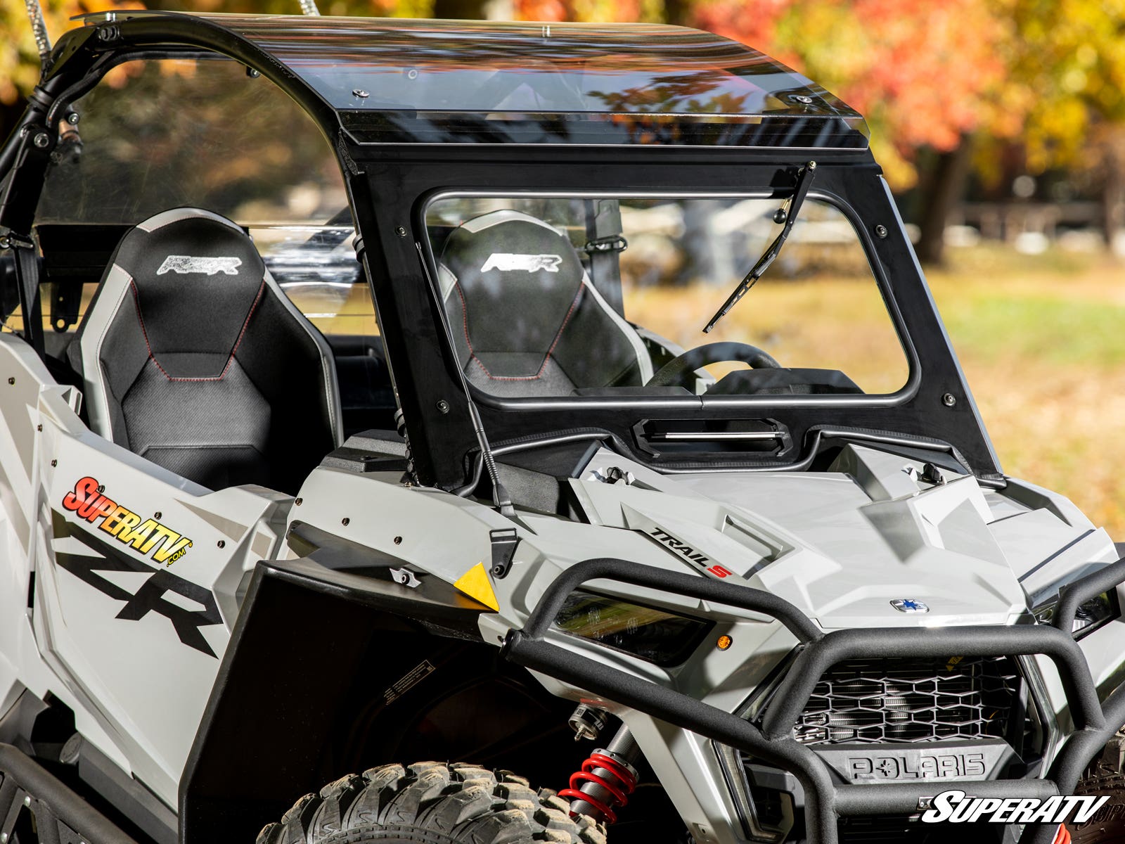 Photo of SuperATV Polaris RZR Trail S 1000 Glass Windshield by SuperATV - Premium Windshields for UTVs / Side by Sides