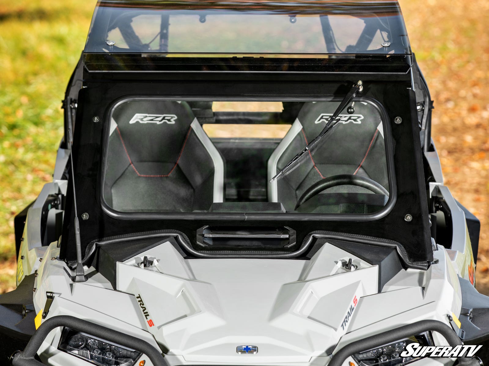 Photo of SuperATV Polaris RZR Trail S 1000 Glass Windshield by SuperATV - Premium Windshields for UTVs / Side by Sides
