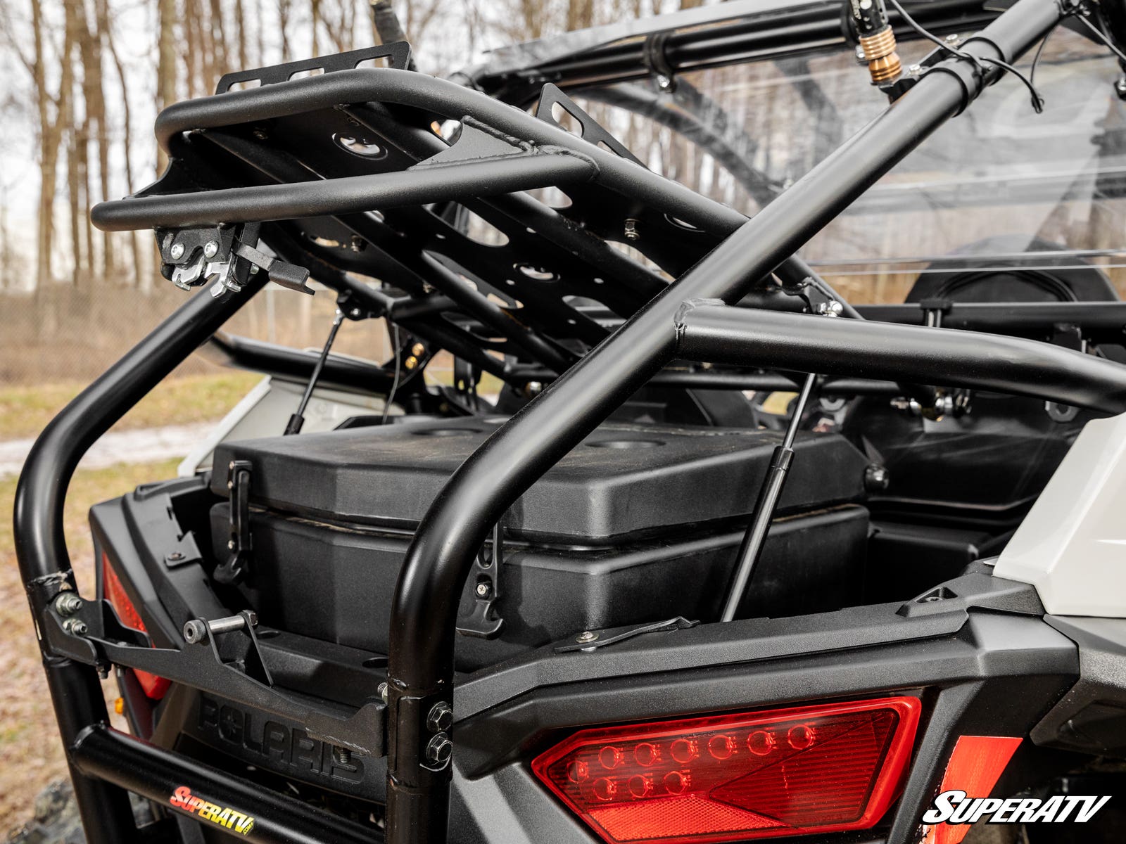 Photo of SuperATV Polaris RZR Trail S 1000 Cargo Rack Alpha by SuperATV - Premium Storage for UTVs / Side by Sides