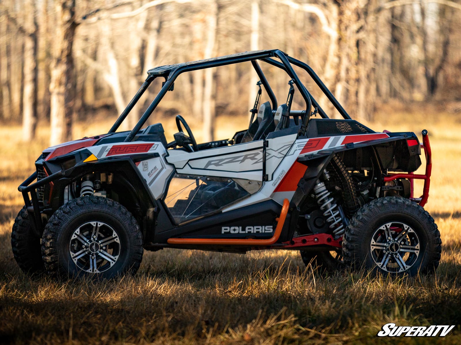 Photo of SuperATV Polaris RZR XP Turbo Heavy Duty Nerf Bars by SuperATV - Premium Nerf Bars for UTVs / Side by Sides