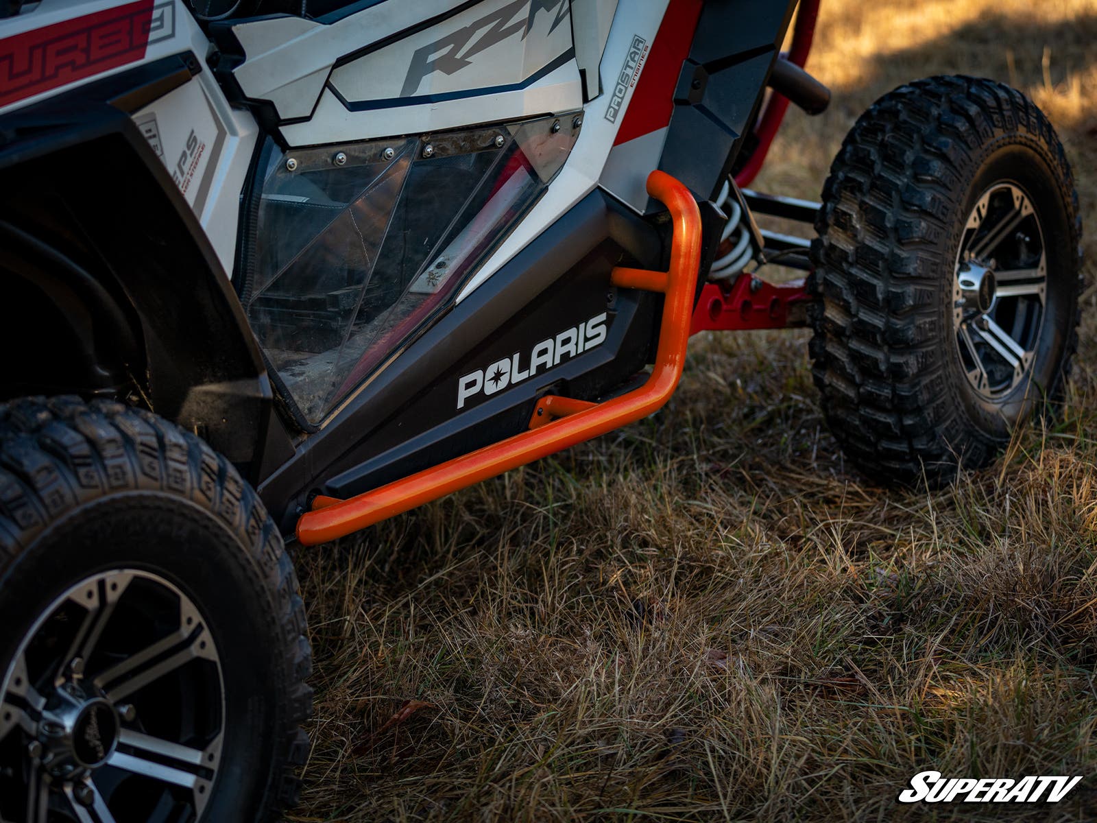 Photo of SuperATV Polaris RZR Trail S 900 Heavy-Duty Nerf Bars by SuperATV - Premium Nerf Bars for UTVs / Side by Sides