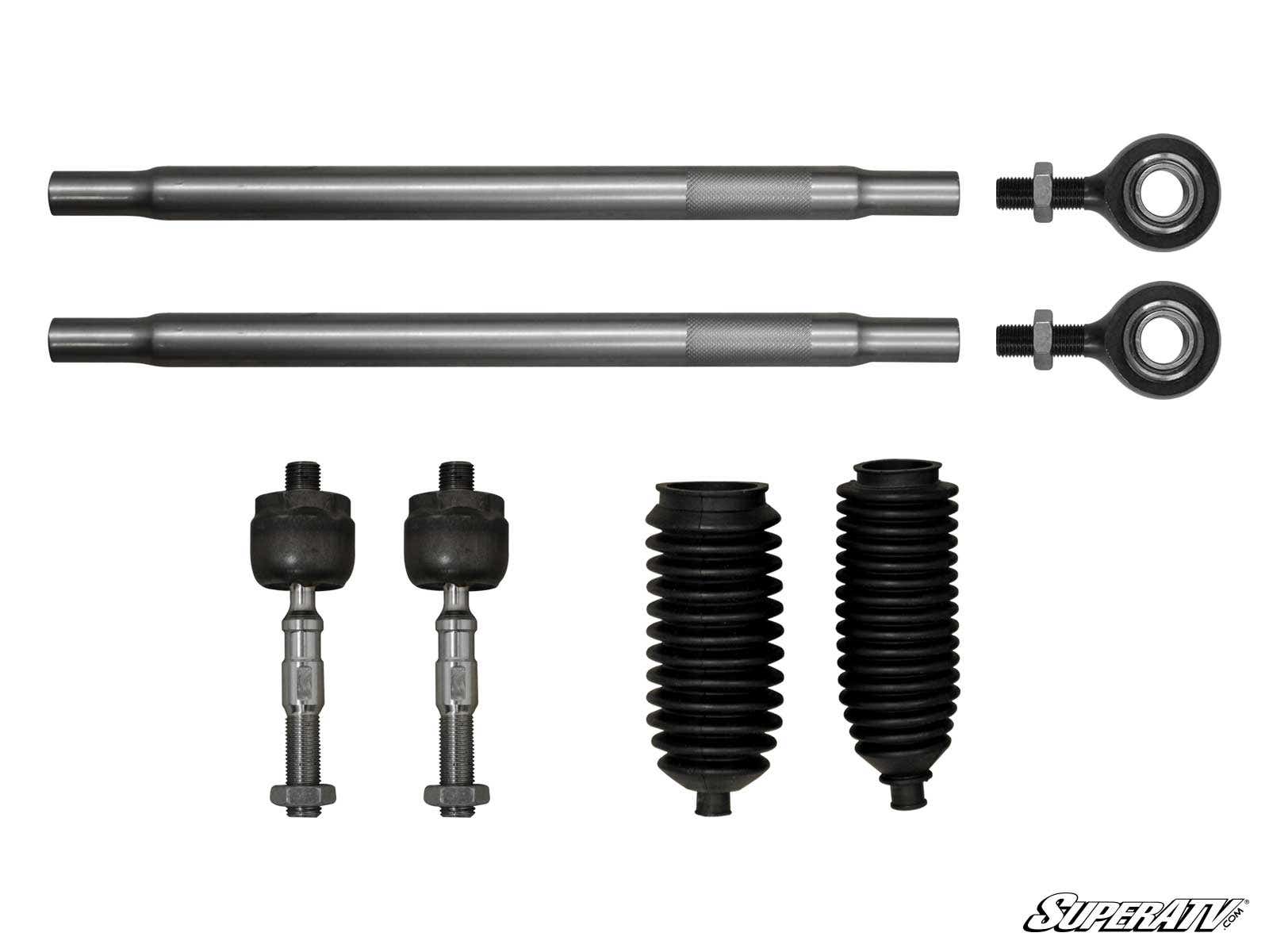 Photo of SuperATV Polaris RZR XP Turbo Heavy Duty Tie Rod Kit by SuperATV - Premium Tie Rods for UTVs / Side by Sides