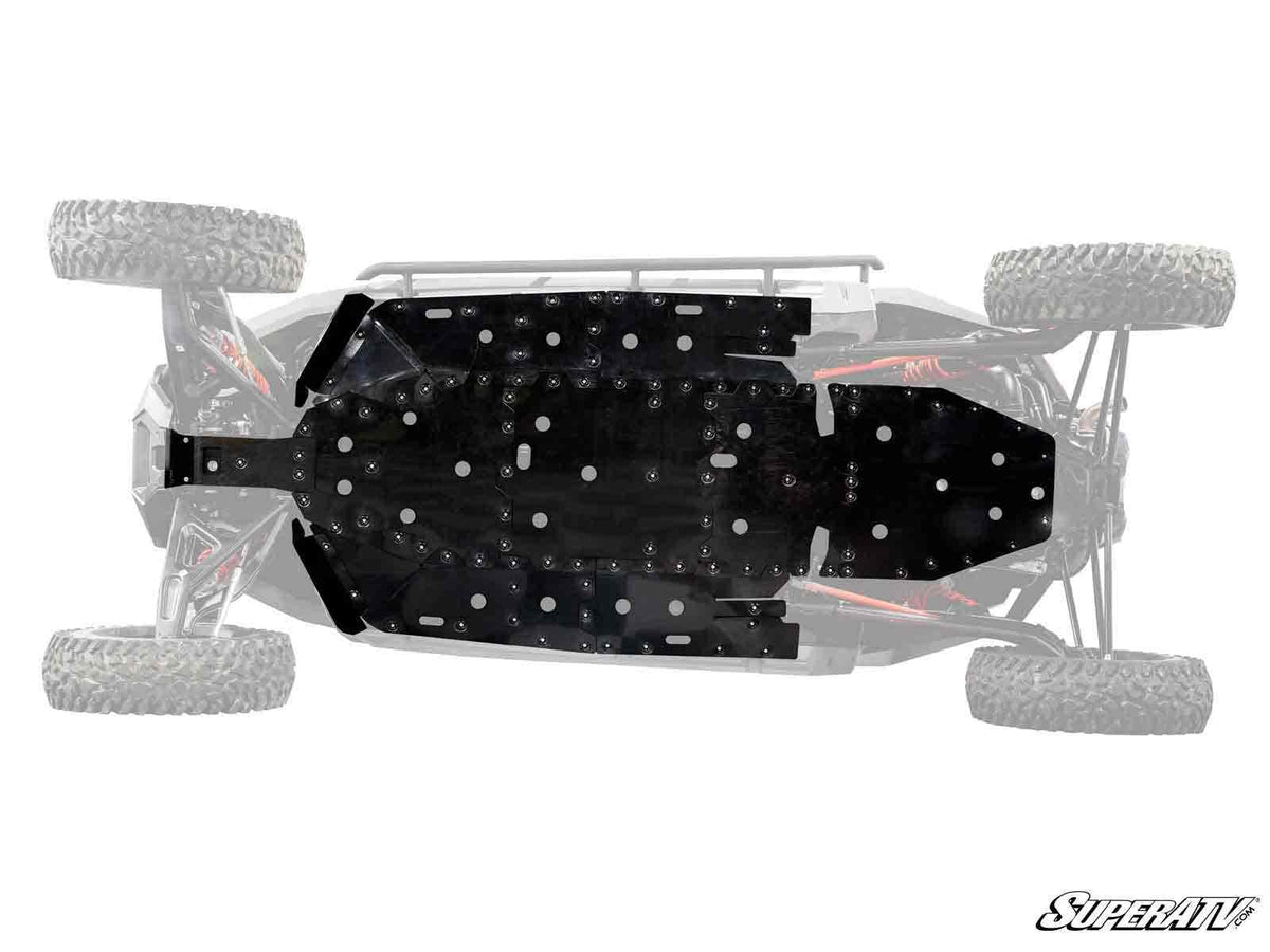 Photo of SuperATV Polaris RZR Turbo R 4 Full Skid Plate by SuperATV - Premium Skid Plates & Guards for UTVs / Side by Sides
