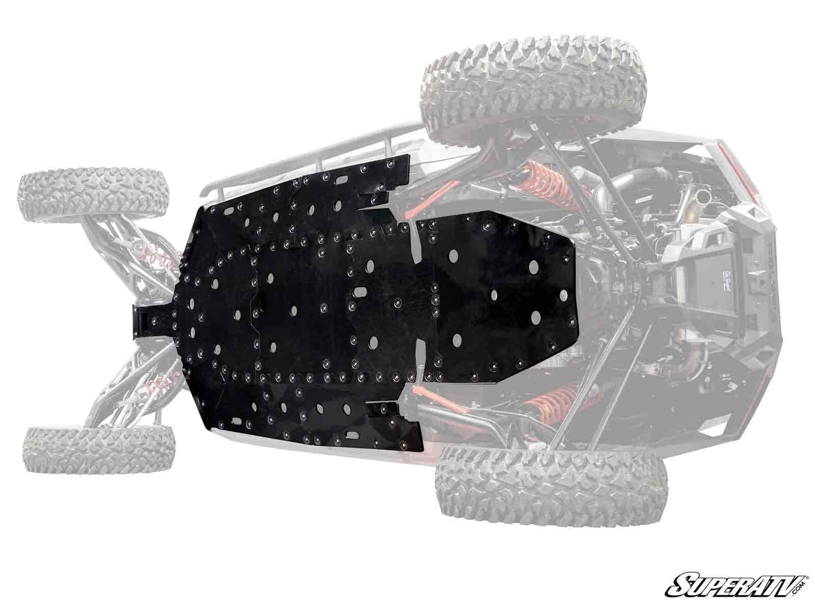 Photo of SuperATV Polaris RZR Turbo R 4 Full Skid Plate by SuperATV - Premium Skid Plates & Guards for UTVs / Side by Sides