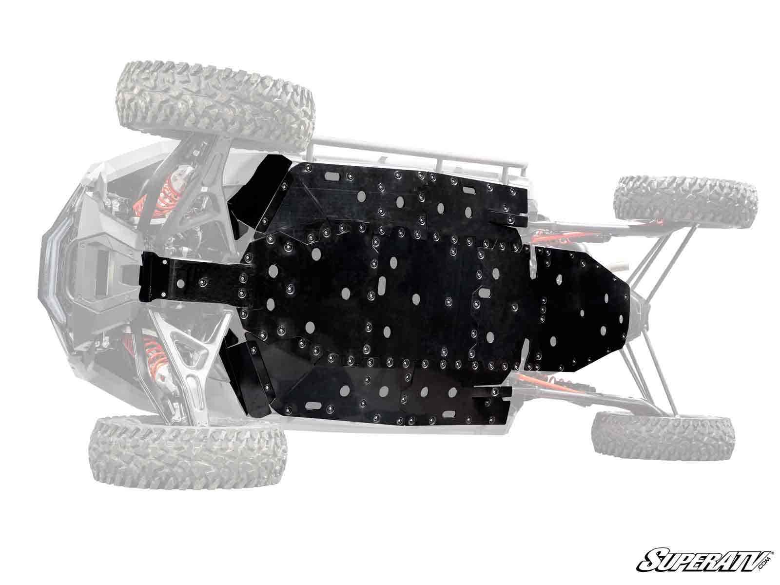 Photo of SuperATV Polaris RZR Turbo R 4 Full Skid Plate by SuperATV - Premium Skid Plates & Guards for UTVs / Side by Sides