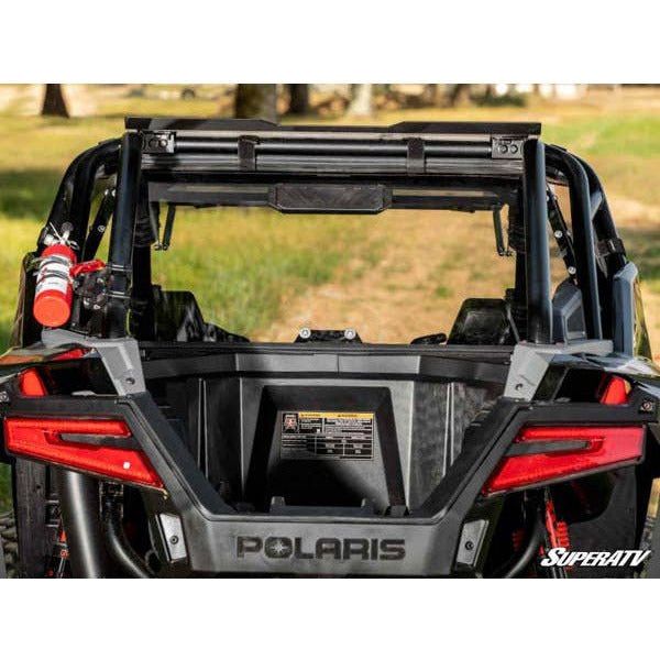 Photo of Polaris RZR Turbo R Vented Rear Windshield by SuperATV - Premium Windshields for UTVs / Side by Sides