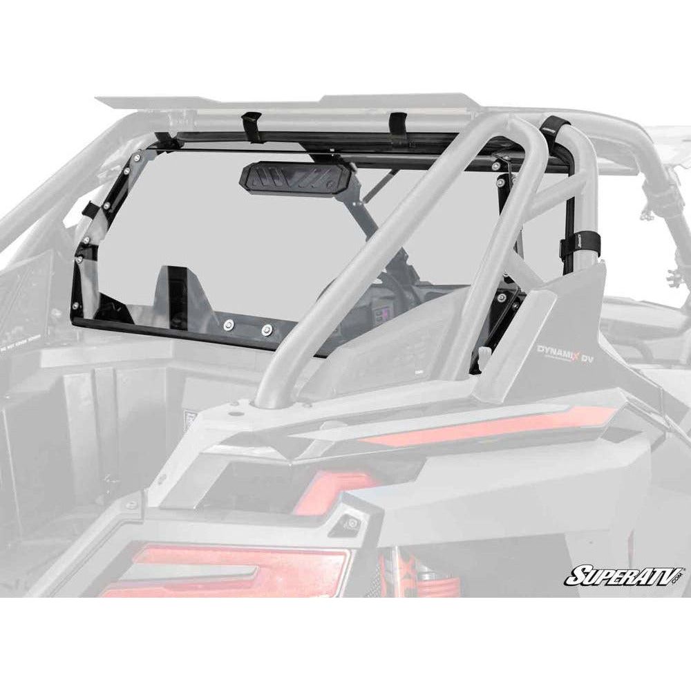 Photo of Polaris RZR Turbo R Vented Rear Windshield by SuperATV - Premium Windshields for UTVs / Side by Sides