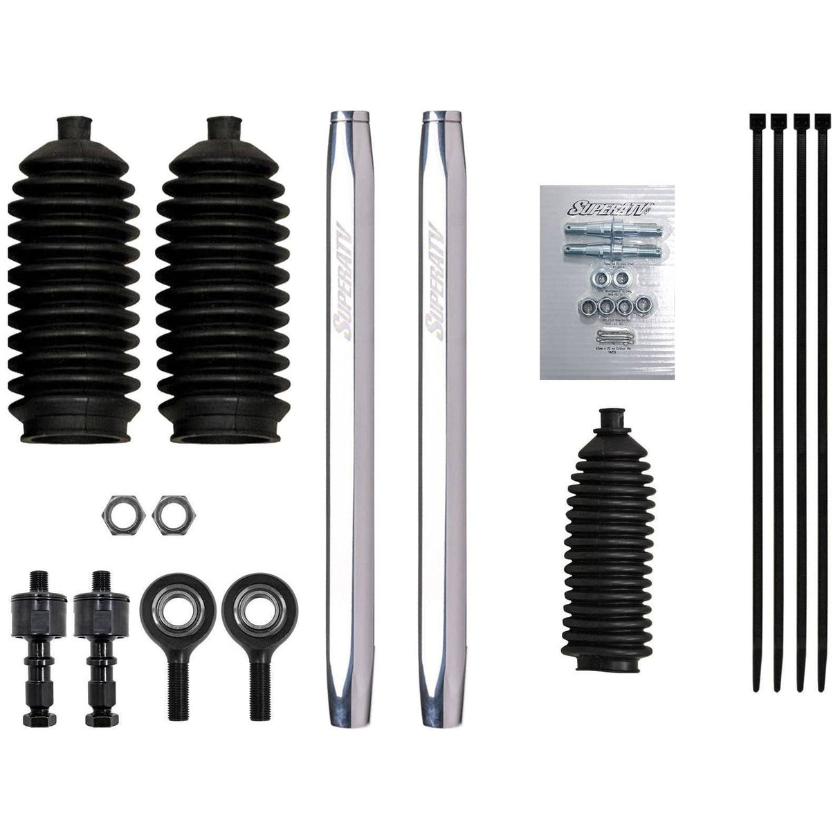 Polaris RZR Turbo S Billet Aluminum Hex Tie Rod Kit