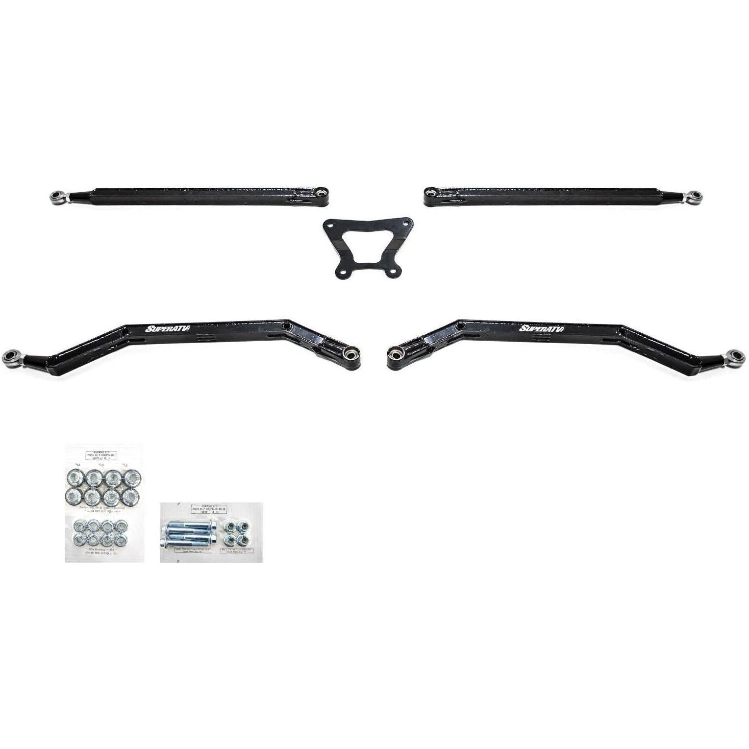 Photo of Polaris RZR Turbo S Boxed High Clearance Radius Arms by SuperATV - Premium Radius Rods & Plates for UTVs / Side by Sides