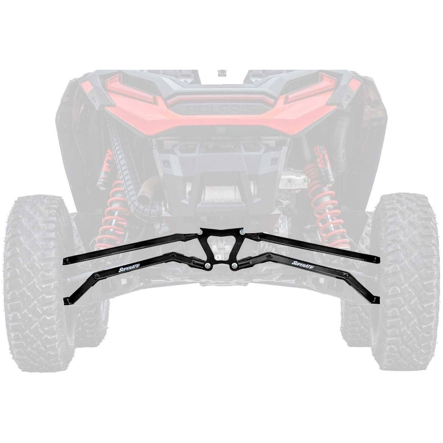 Photo of Polaris RZR Turbo S Boxed High Clearance Radius Arms by SuperATV - Premium Radius Rods & Plates for UTVs / Side by Sides