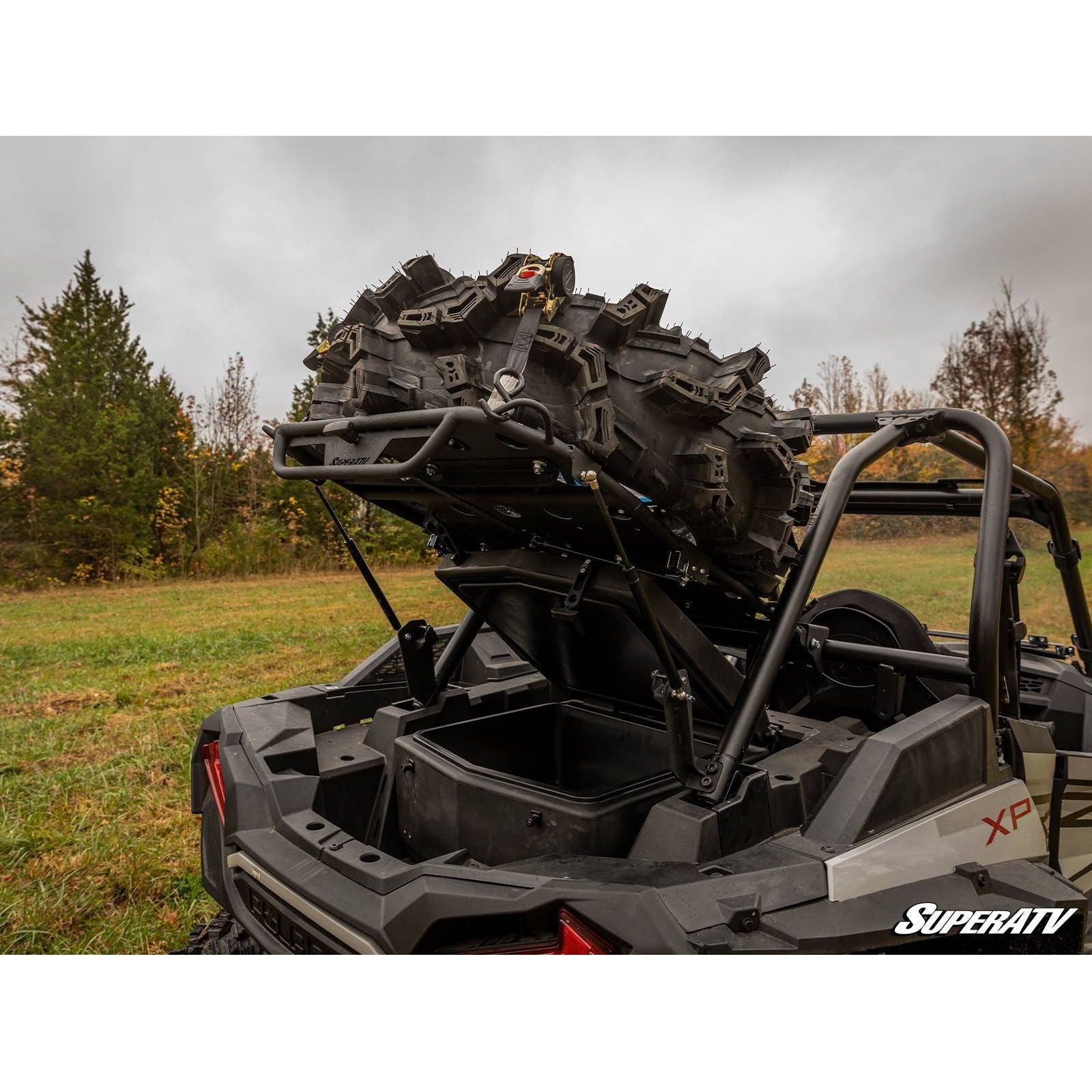 Photo of Polaris RZR Turbo S Cargo Rack by SuperATV - Premium Storage for UTVs / Side by Sides