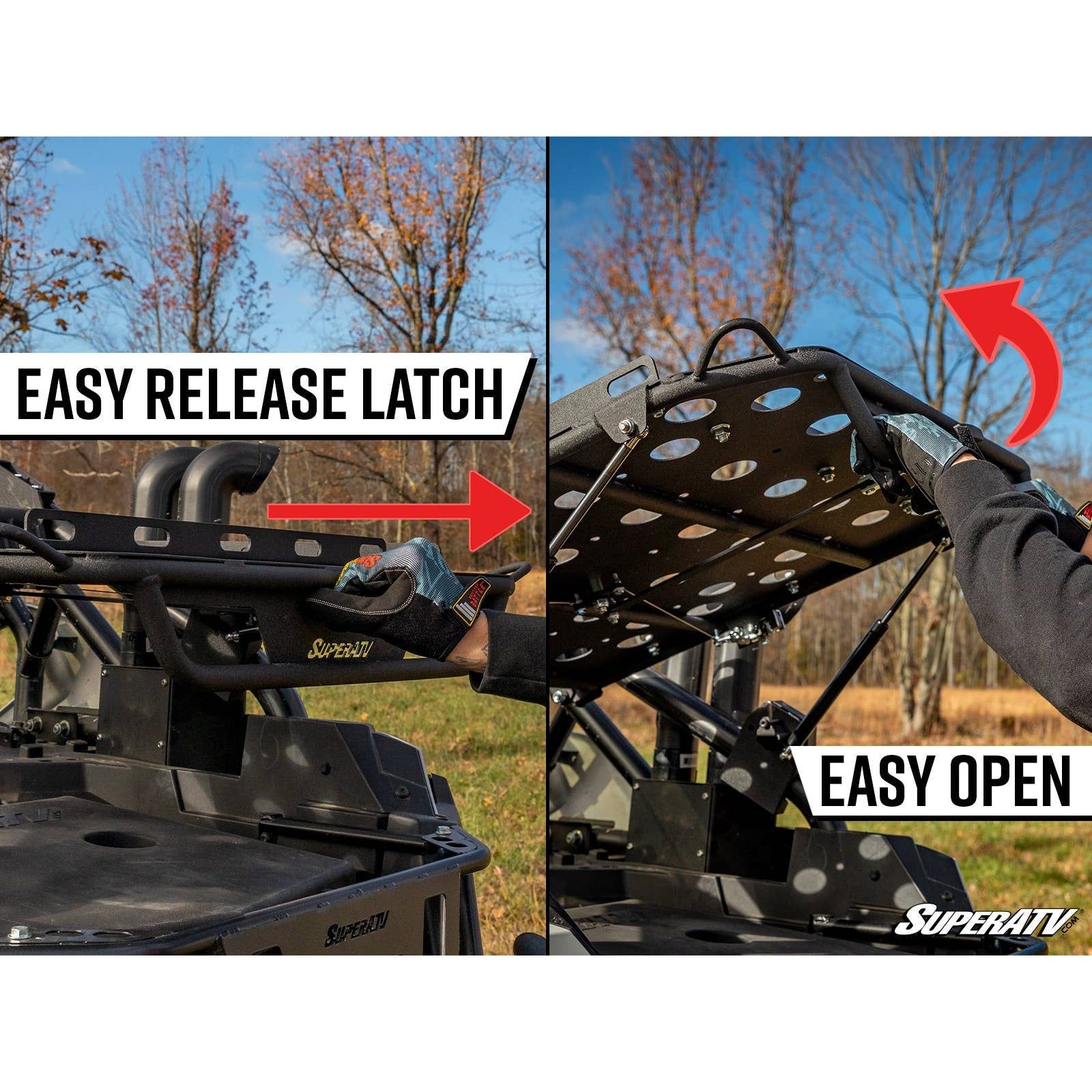 Photo of Polaris RZR Turbo S Cargo Rack by SuperATV - Premium Storage for UTVs / Side by Sides