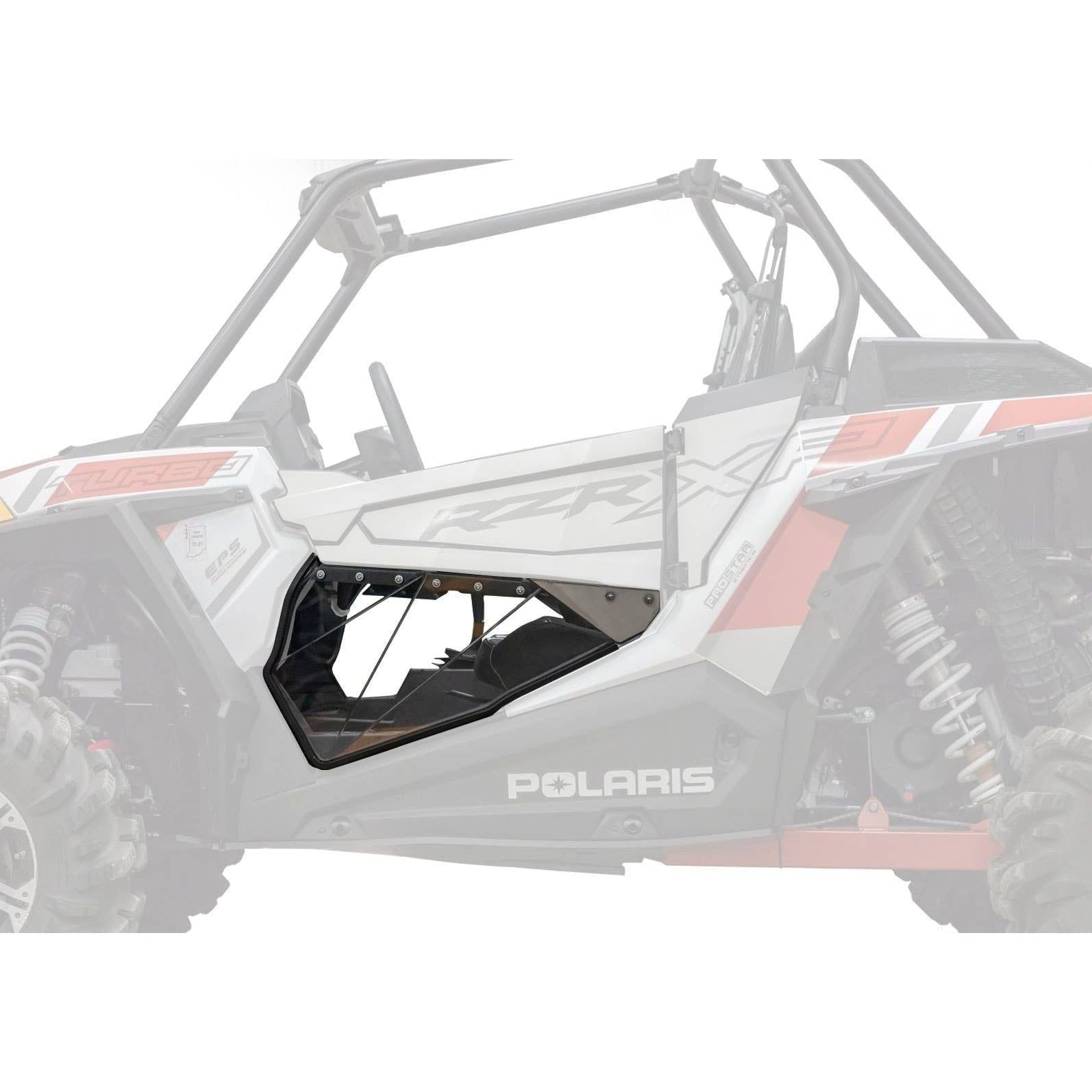 Photo of Polaris RZR Turbo S Clear Lower Doors by SuperATV - Premium Doors for UTVs / Side by Sides