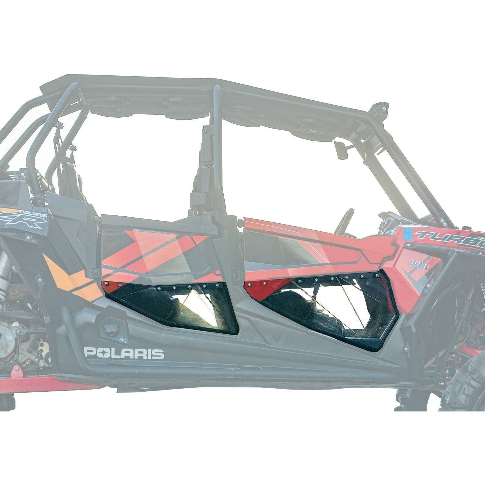 Photo of Polaris RZR Turbo S Clear Lower Doors by SuperATV - Premium Doors for UTVs / Side by Sides