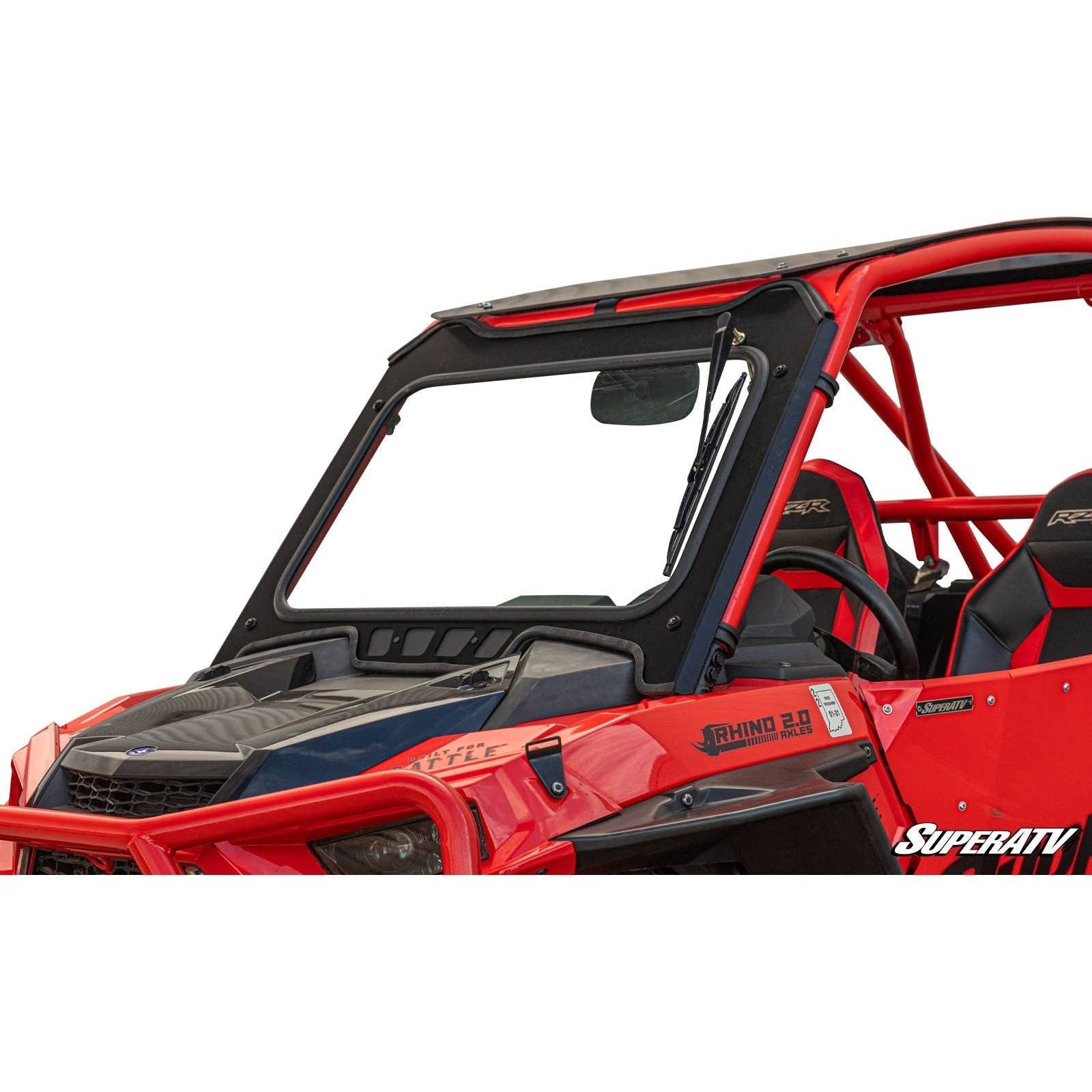 Photo of Polaris RZR Turbo S Glass Windshield by SuperATV - Premium Windshields for UTVs / Side by Sides