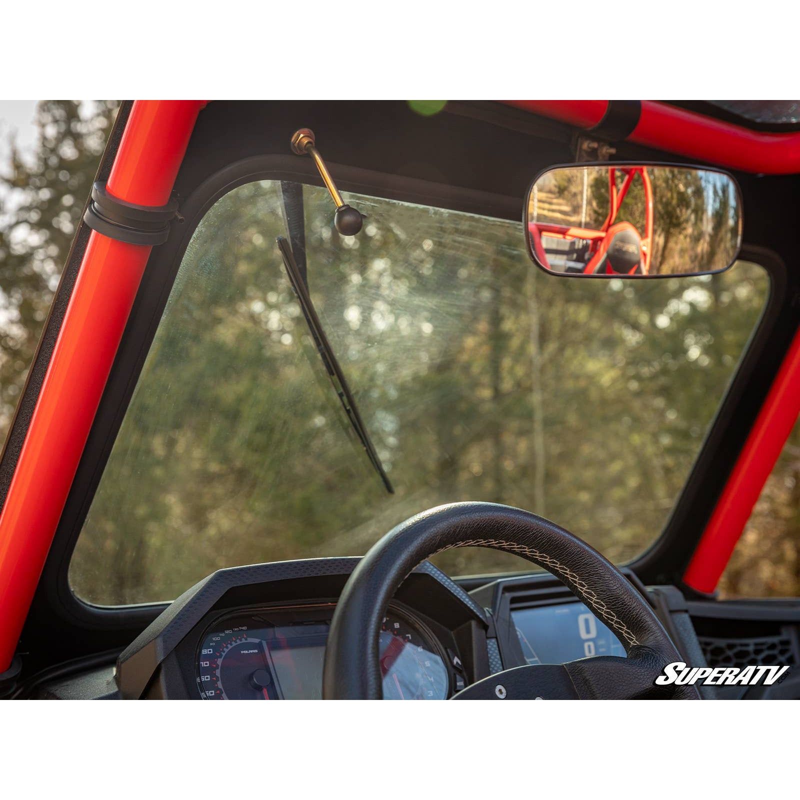 Photo of Polaris RZR Turbo S Glass Windshield by SuperATV - Premium Windshields for UTVs / Side by Sides