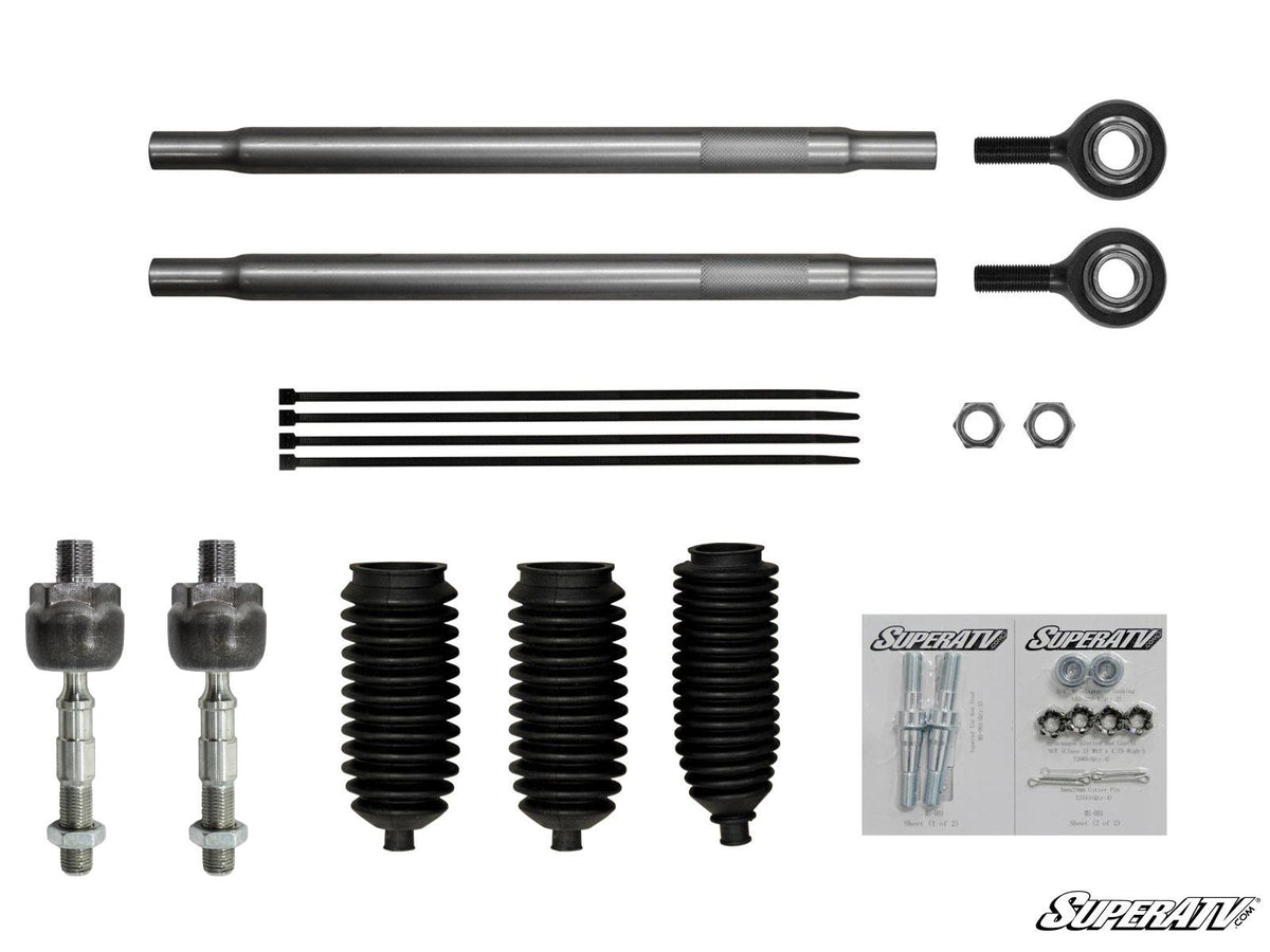 Photo of SuperATV Polaris RZR XP Turbo S Heavy Duty Tie Rod Kit by SuperATV - Premium Tie Rods for UTVs / Side by Sides