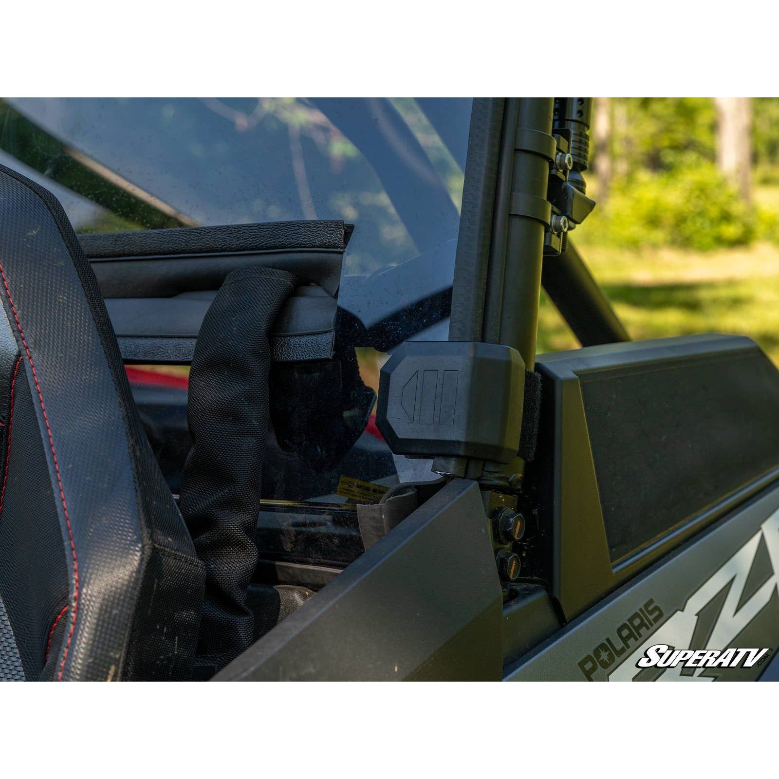 Photo of Polaris RZR Turbo S Rear Windshield by SuperATV - Premium Windshields for UTVs / Side by Sides