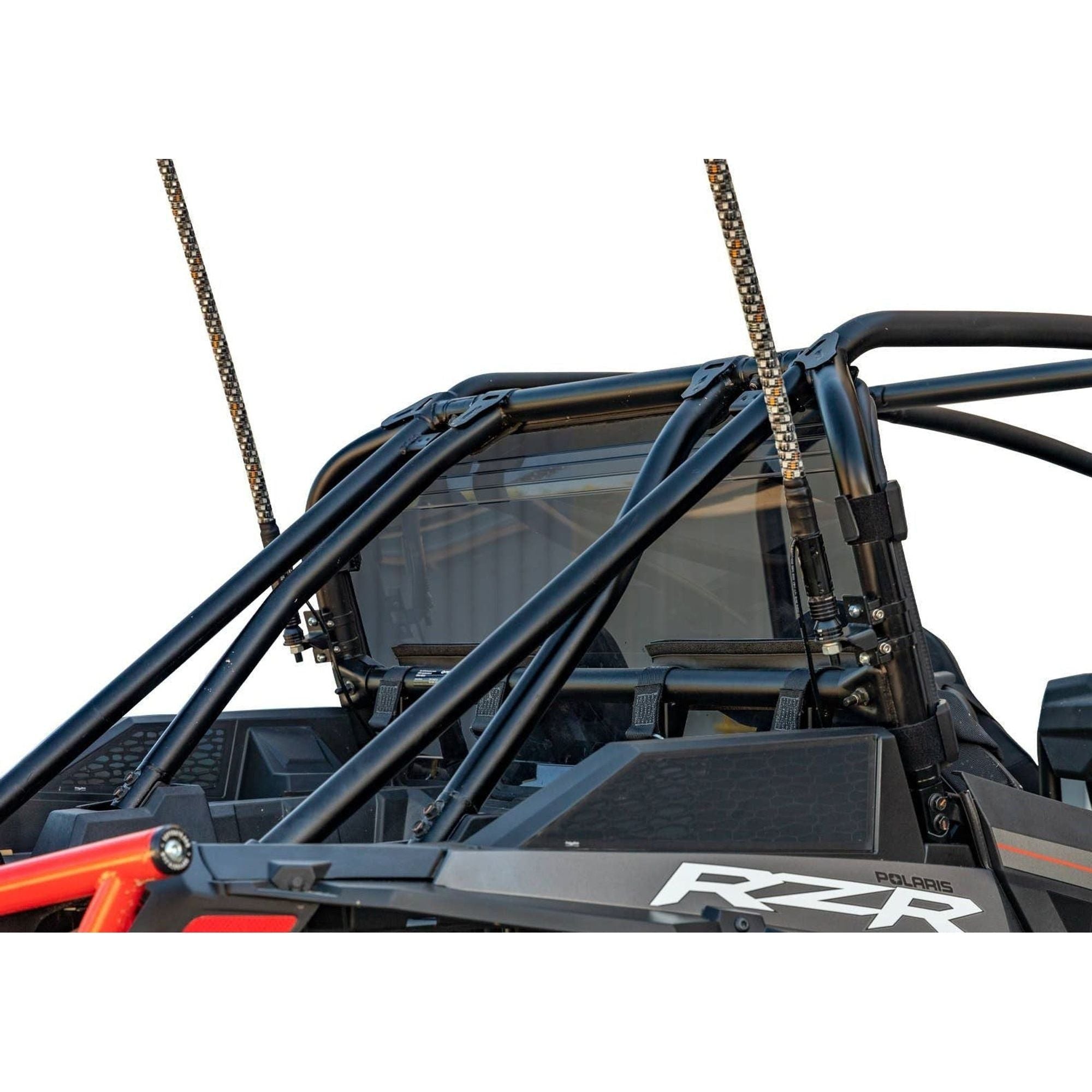 Photo of Polaris RZR Turbo S Rear Windshield by SuperATV - Premium Windshields for UTVs / Side by Sides