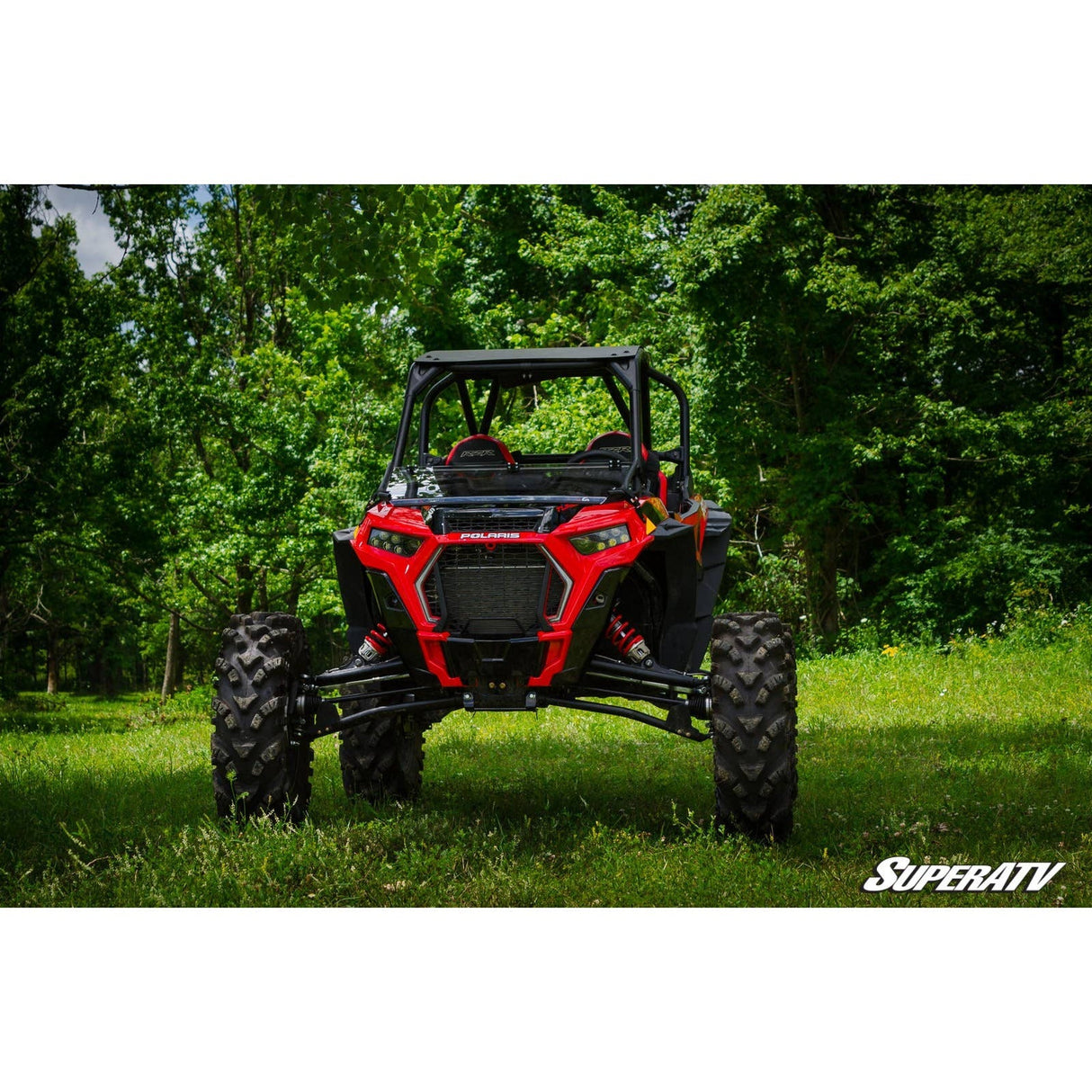 Polaris RZR Turbo S Scratch Resistant Flip Down Windshield