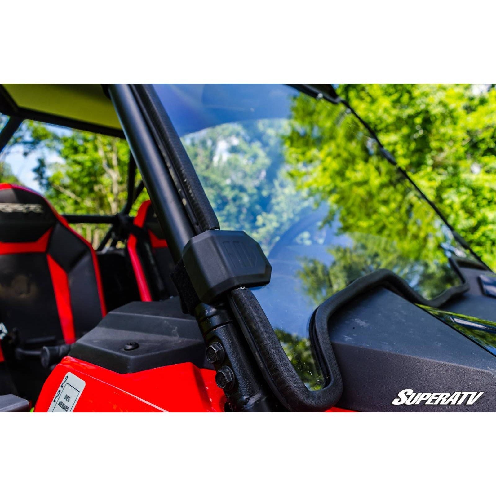 Photo of Polaris RZR Turbo S Scratch Resistant Full Windshield by SuperATV - Premium Windshields for UTVs / Side by Sides