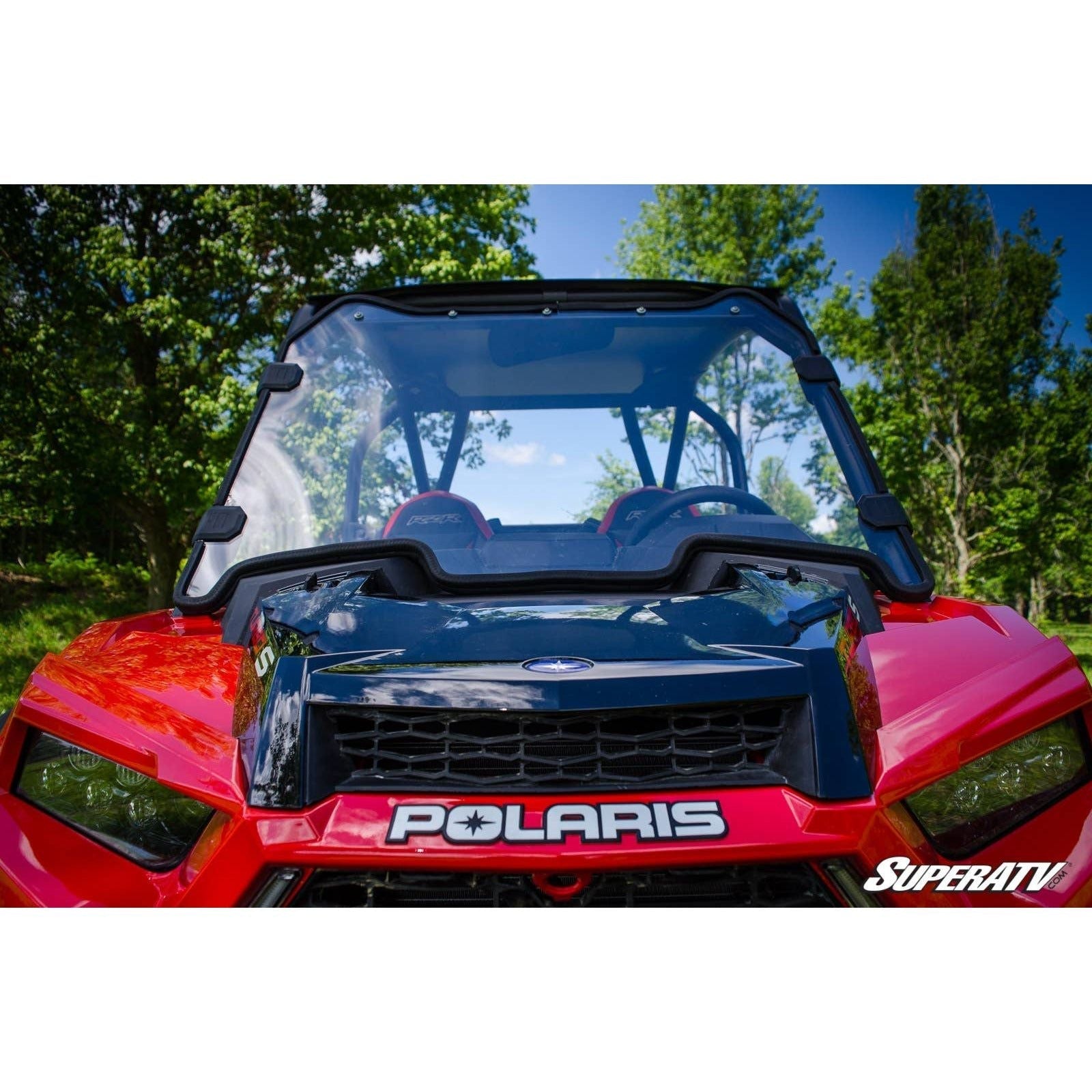 Photo of Polaris RZR Turbo S Scratch Resistant Full Windshield by SuperATV - Premium Windshields for UTVs / Side by Sides