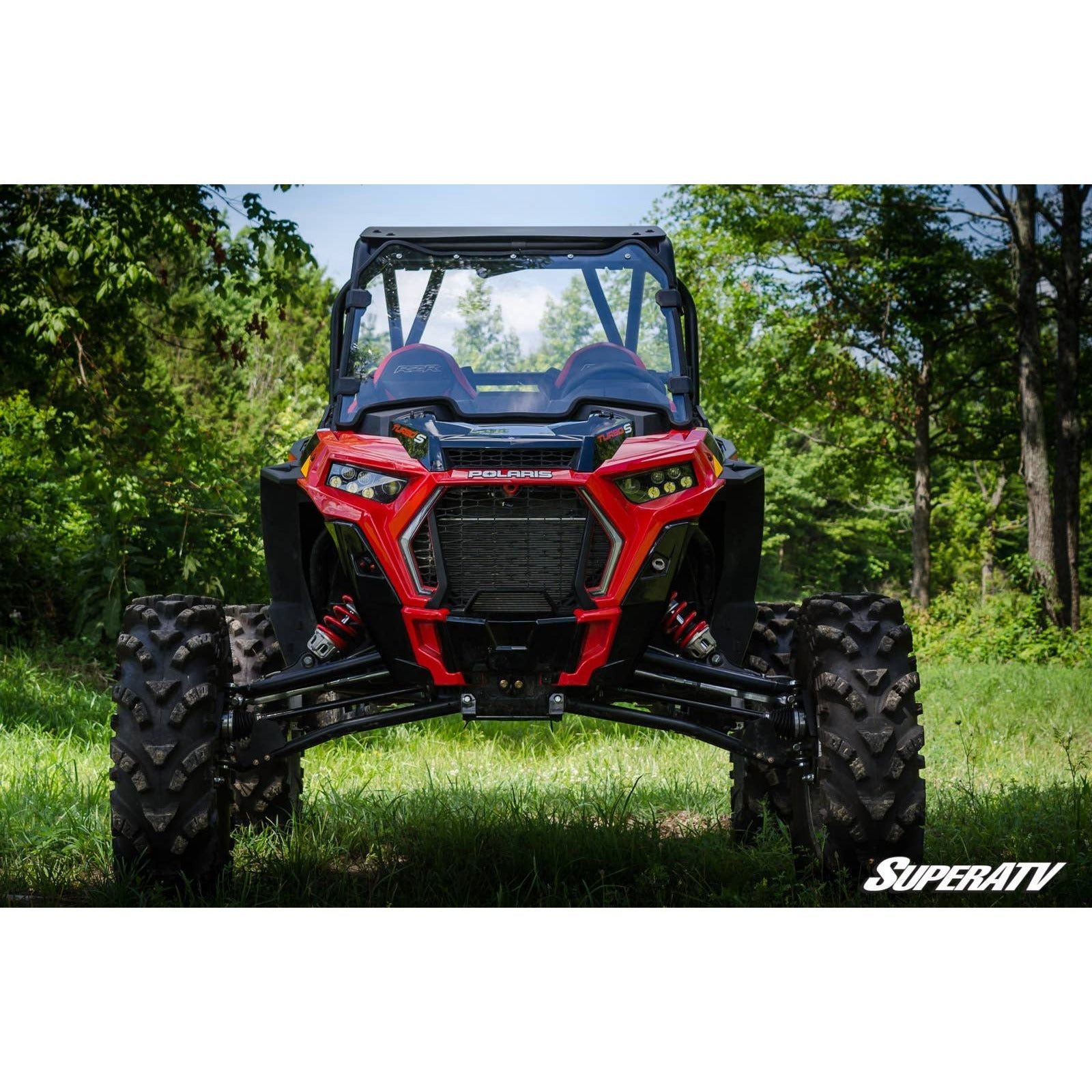 Photo of Polaris RZR Turbo S Scratch Resistant Full Windshield by SuperATV - Premium Windshields for UTVs / Side by Sides