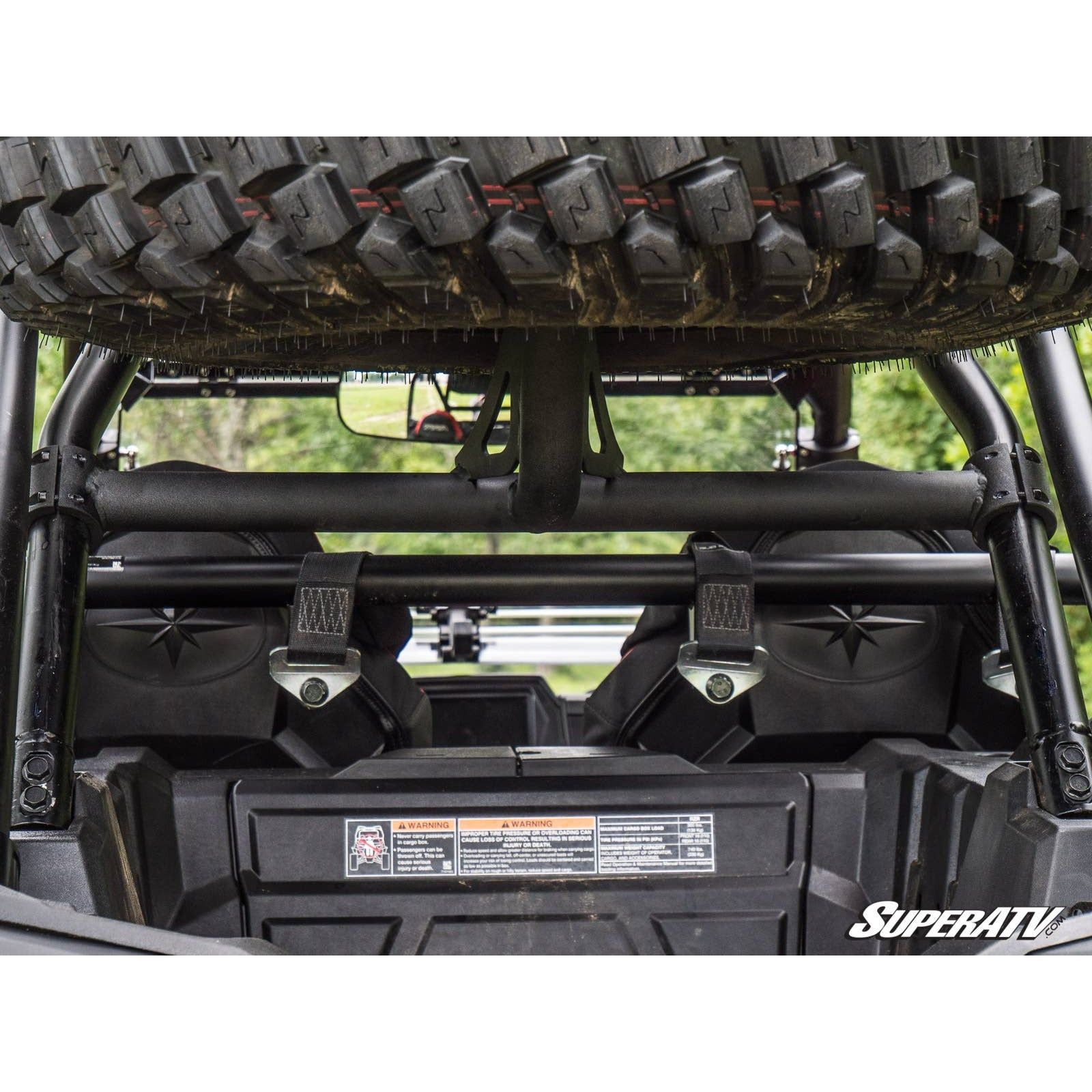 Photo of Polaris RZR Turbo S Spare Tire Carrier by SuperATV - Premium Storage for UTVs / Side by Sides