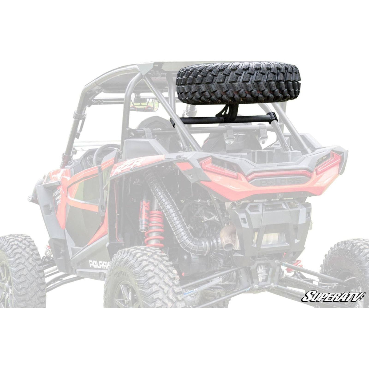 Photo of Polaris RZR Turbo S Spare Tire Carrier by SuperATV - Premium Storage for UTVs / Side by Sides