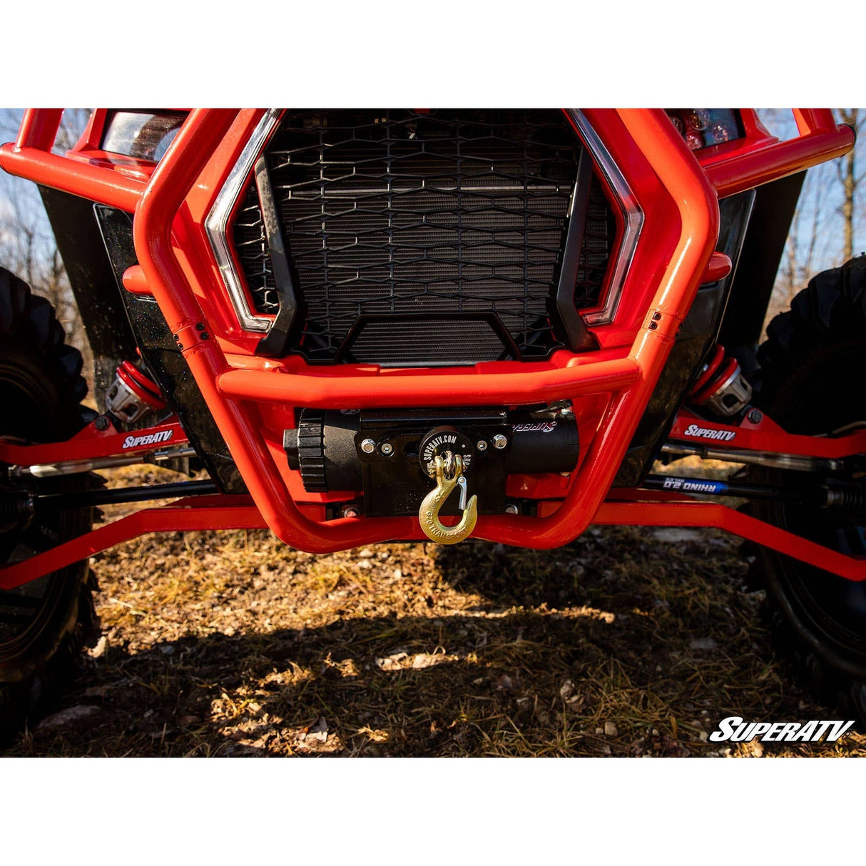 Polaris RZR Turbo S Winch Mount