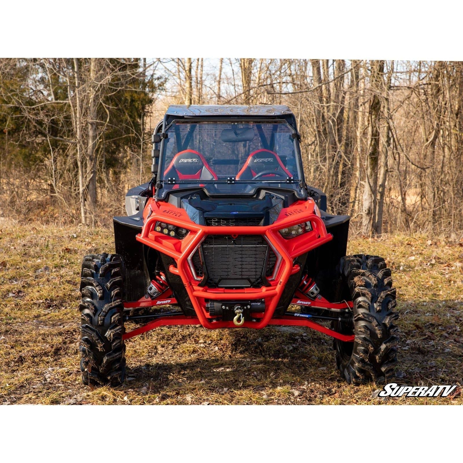 Photo of Polaris RZR Turbo S Winch Mount by SuperATV - Premium Winches & Winch Mounts for UTVs / Side by Sides