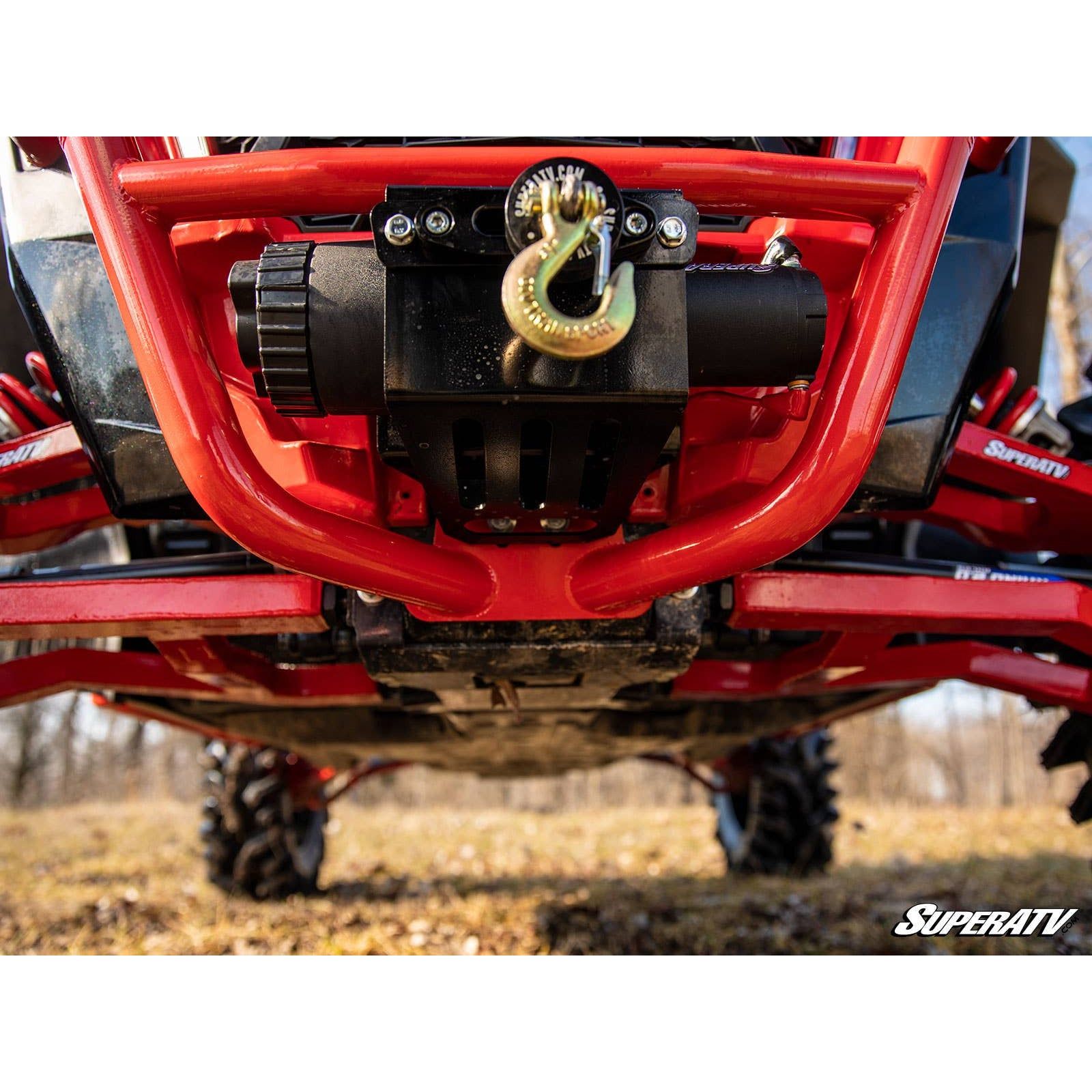 Photo of Polaris RZR Turbo S Winch Mount by SuperATV - Premium Winches & Winch Mounts for UTVs / Side by Sides