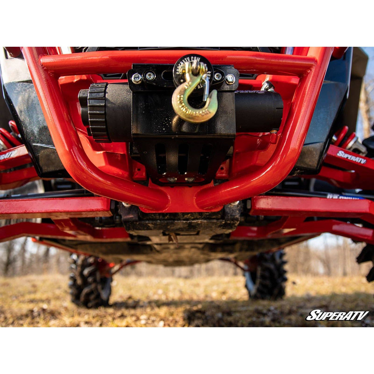 Photo of Polaris RZR Turbo S Winch Mount by SuperATV - Premium Winches & Winch Mounts for UTVs / Side by Sides