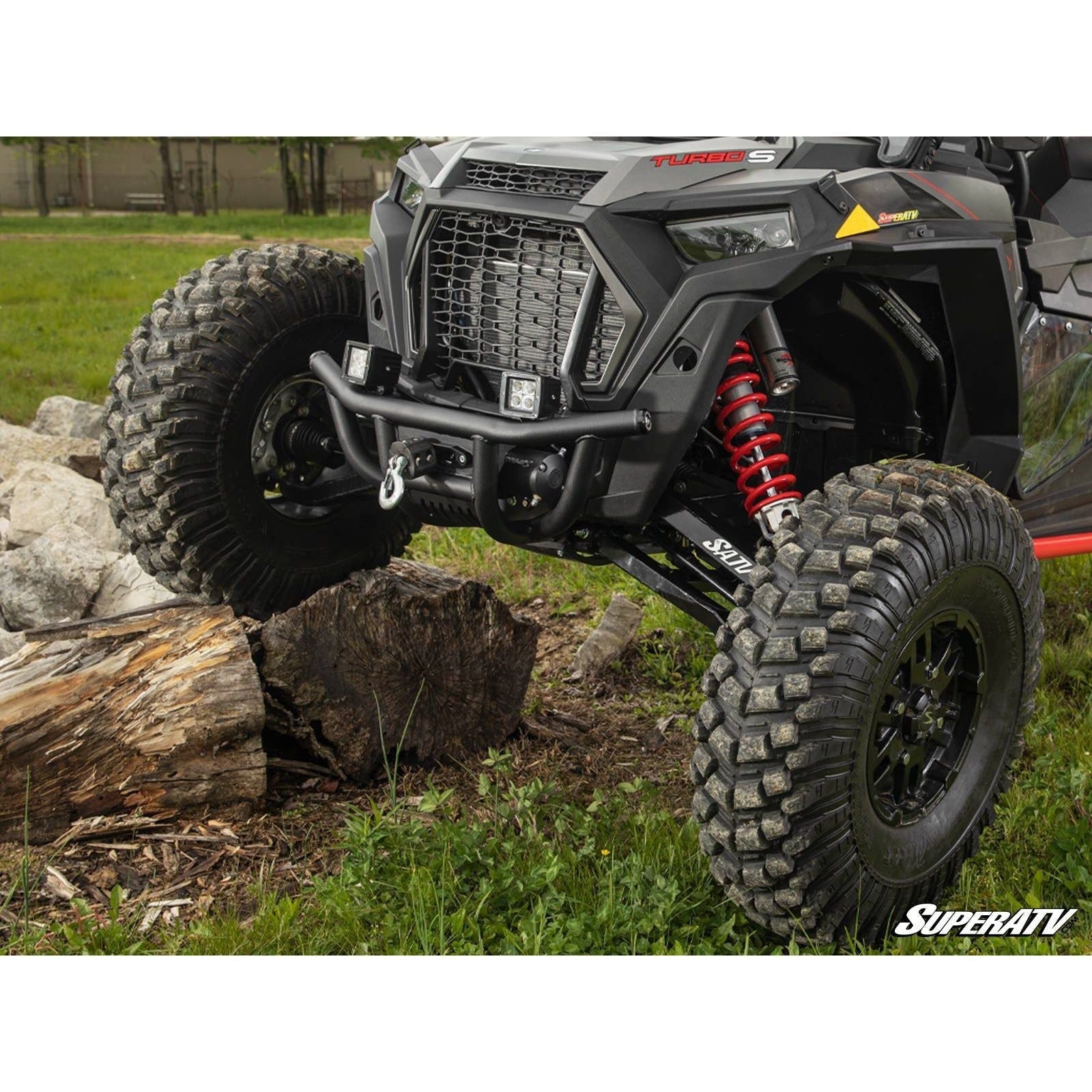 Photo of Polaris RZR Turbo S Winch Ready Front Bumper by SuperATV - Premium Bumpers for UTVs / Side by Sides