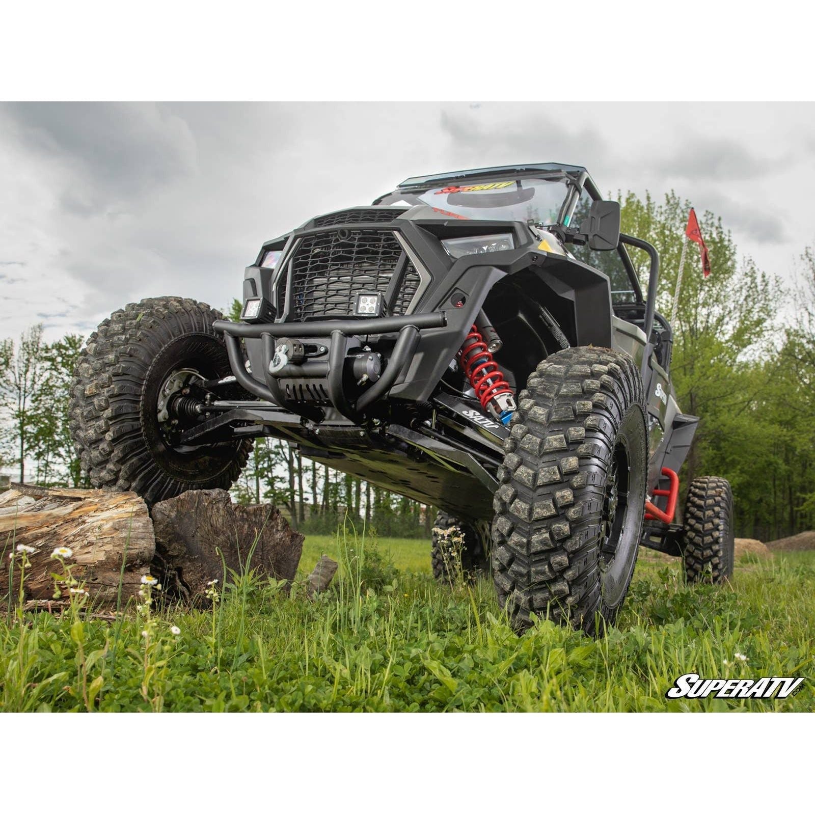 Photo of Polaris RZR Turbo S Winch Ready Front Bumper by SuperATV - Premium Bumpers for UTVs / Side by Sides